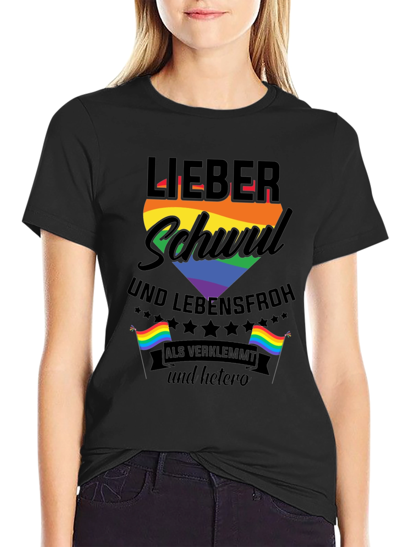 LGBTQ Pride Lieber Schwul T-Shirt