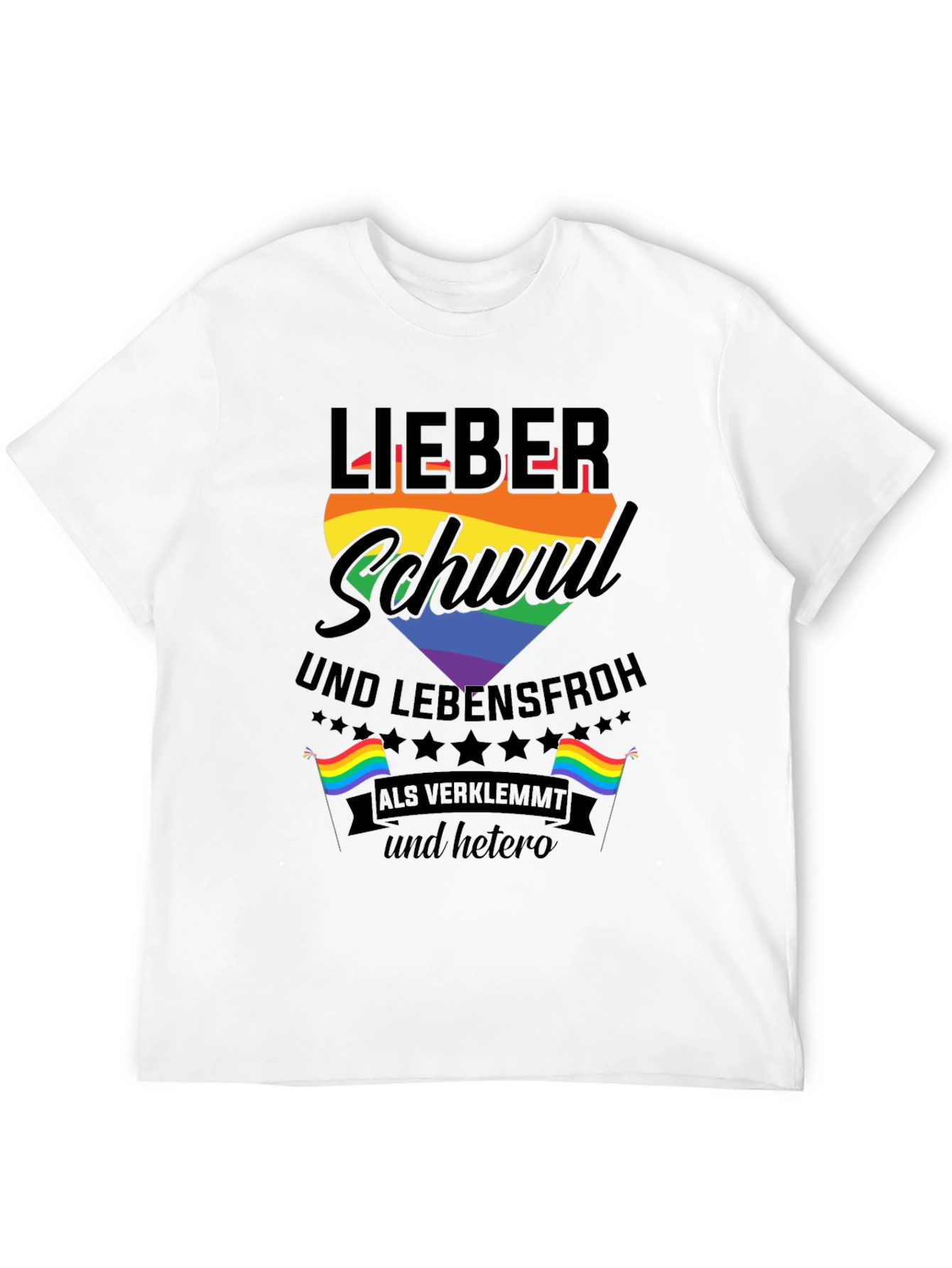 LGBTQ Pride Lieber Schwul T-Shirt