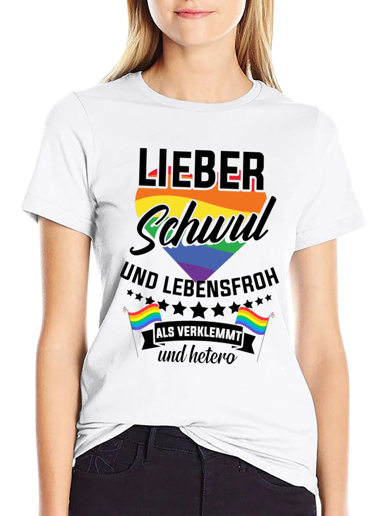 LGBTQ Pride Lieber Schwul T-Shirt