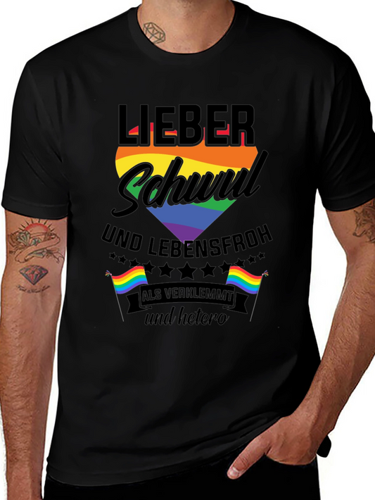 LGBTQ Pride Lieber Schwul T-Shirt