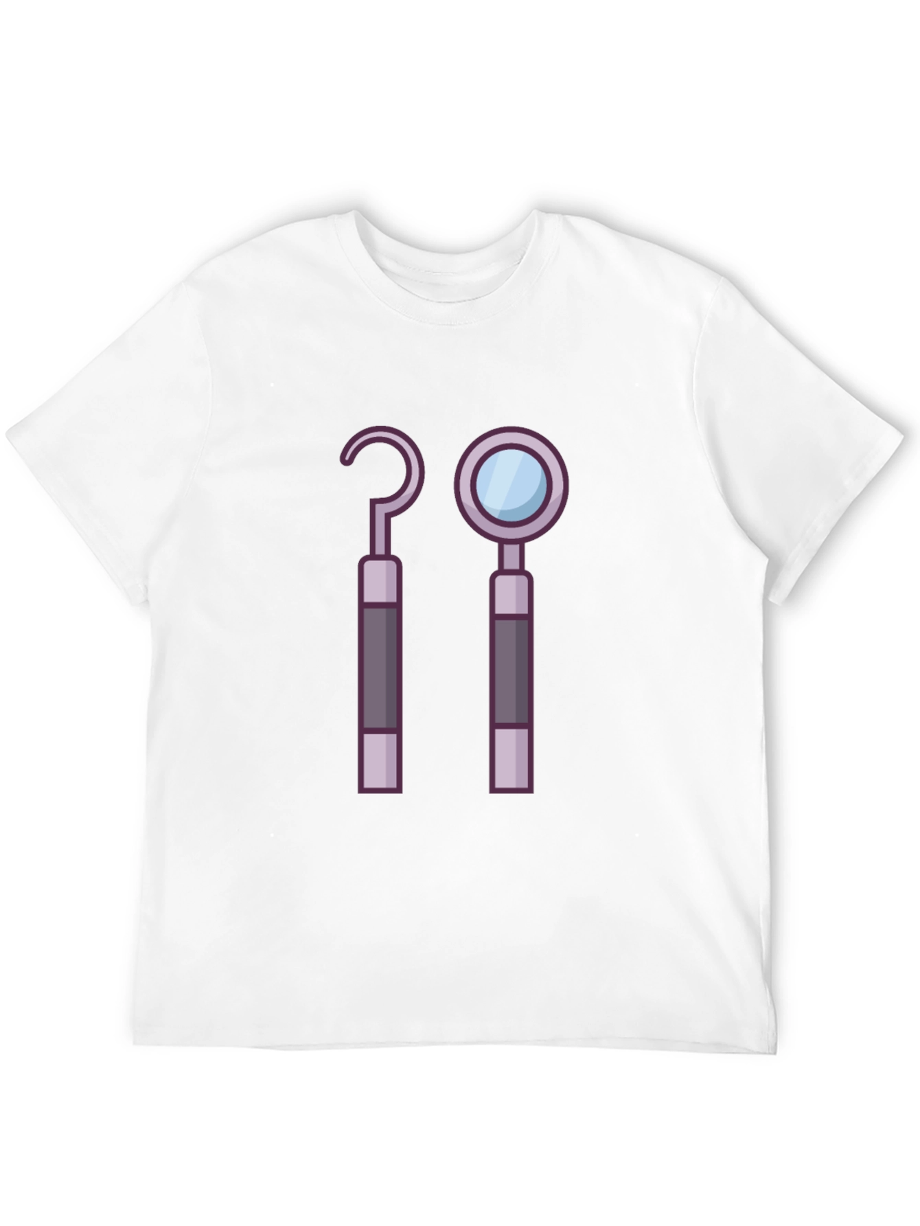 Dentist Tools Graphic Tee - Novelty Dental Shirt