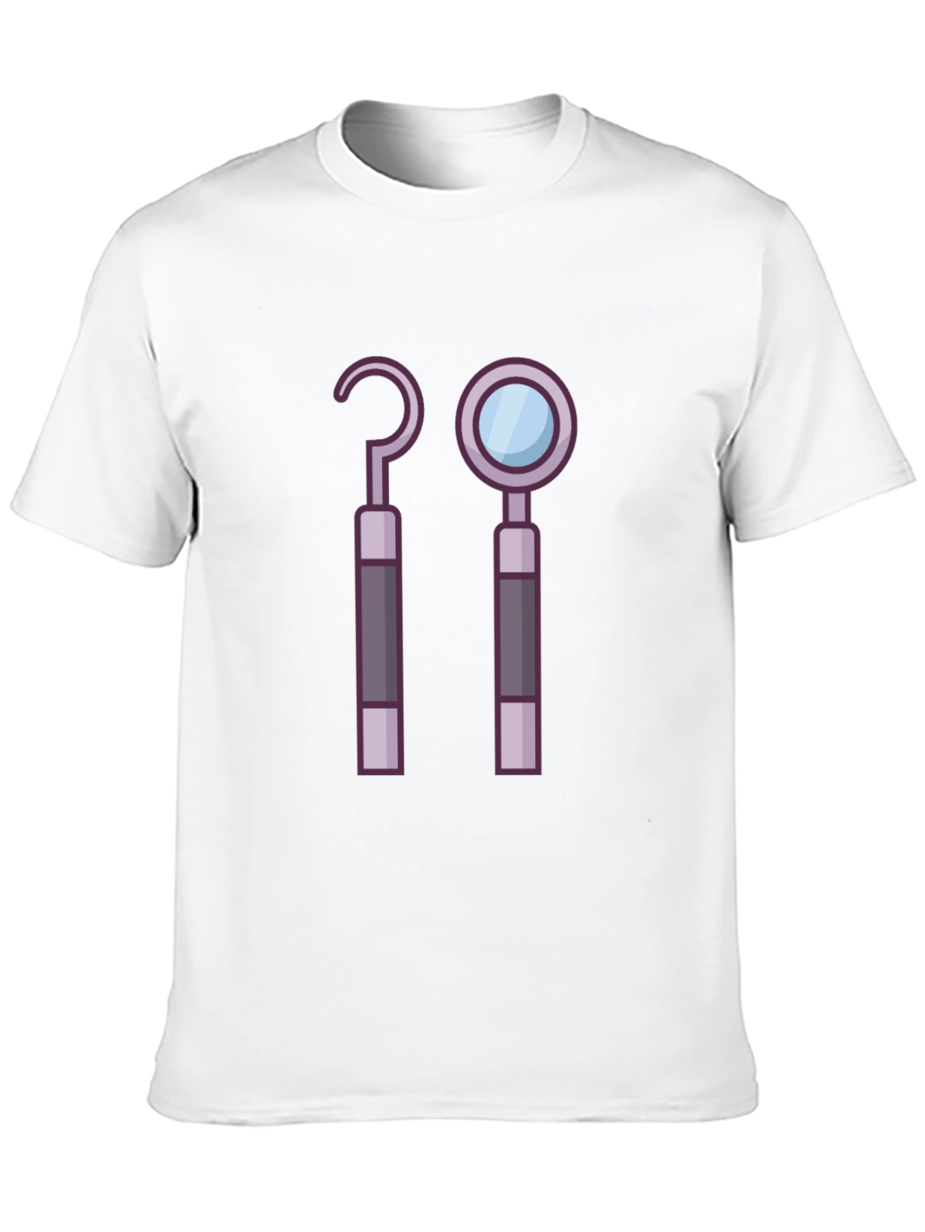 Dentist Tools Graphic Tee - Novelty Dental Shirt