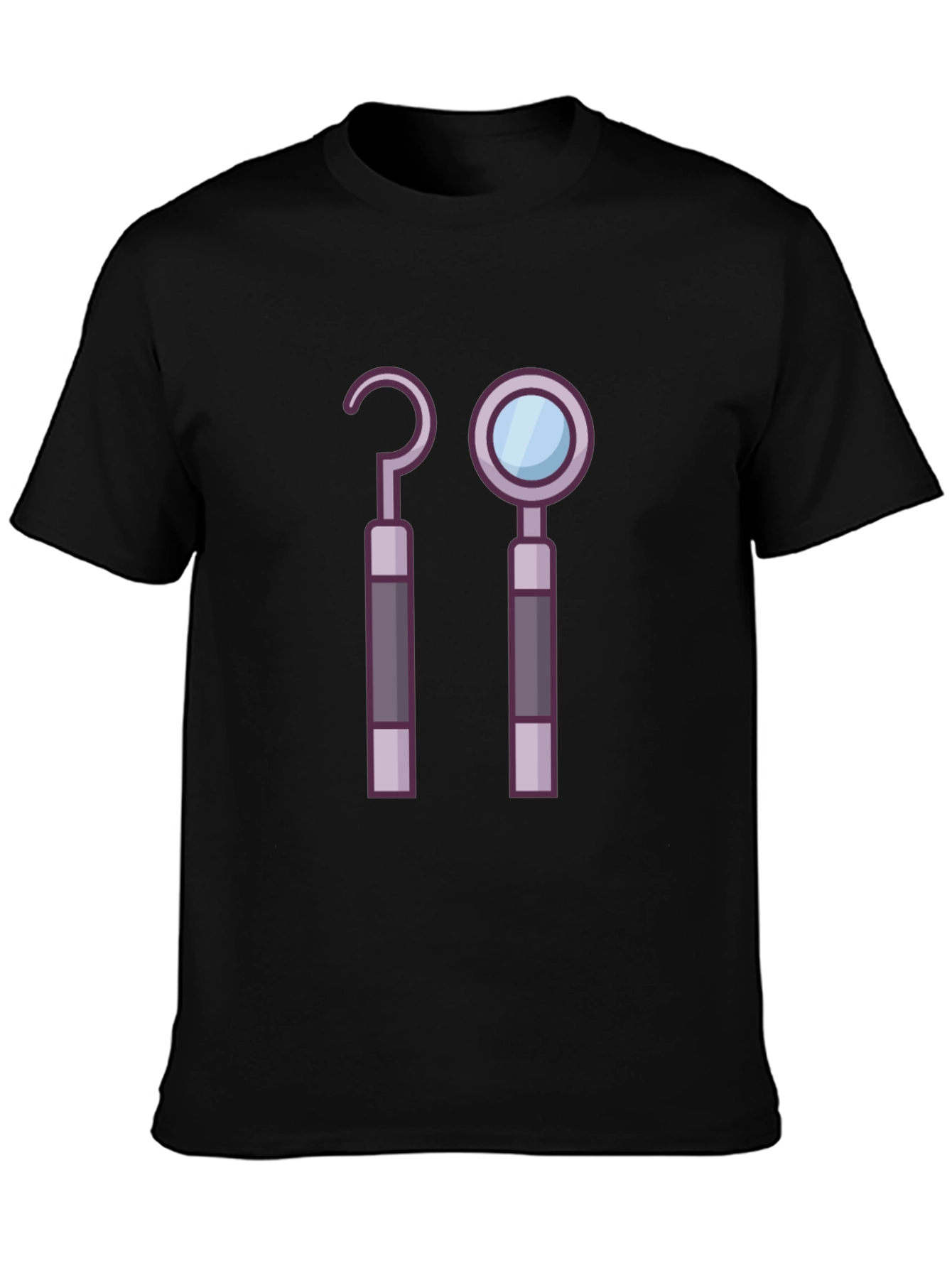 Dentist Tools Graphic Tee - Novelty Dental Shirt