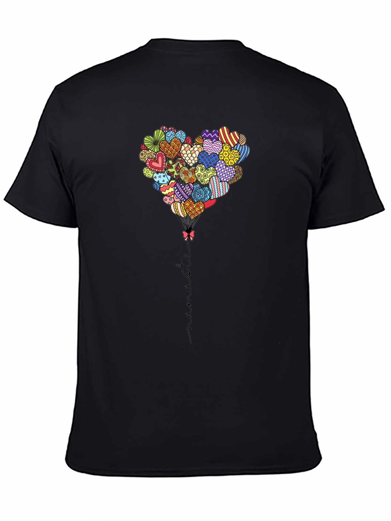 Heart Balloon Namaste Graphic Tee