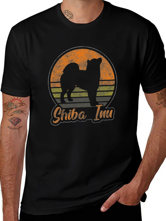 Retro Shiba Inu Graphic Tee