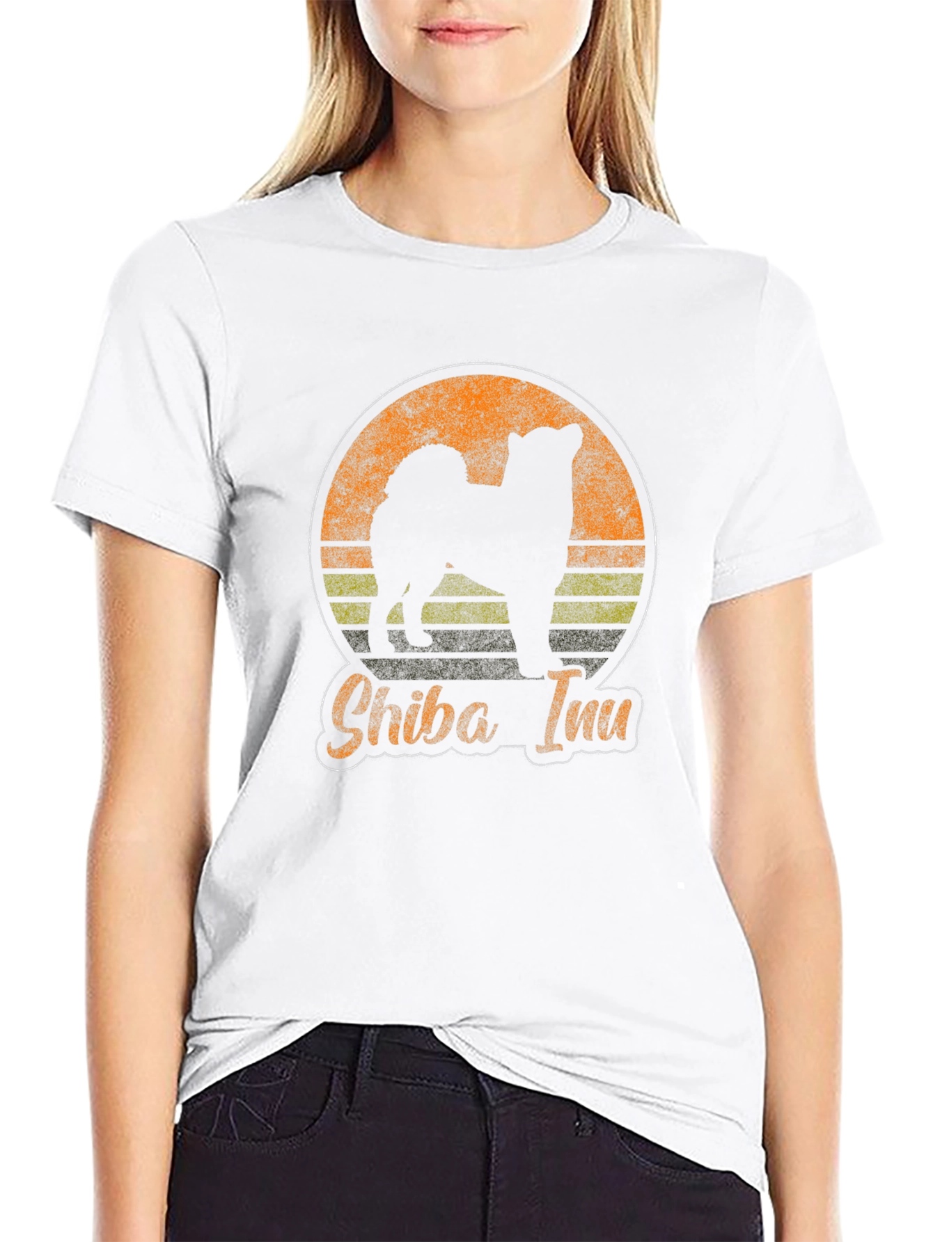 Retro Shiba Inu Graphic Tee