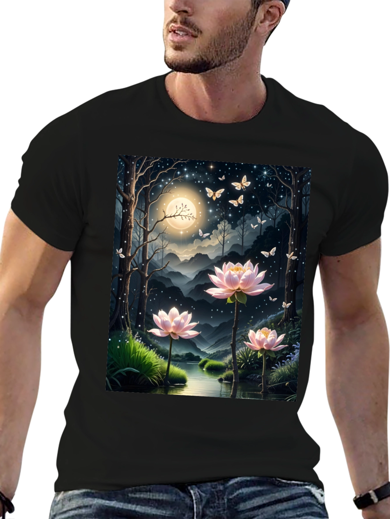 Lotus Pond Graphic Tee
