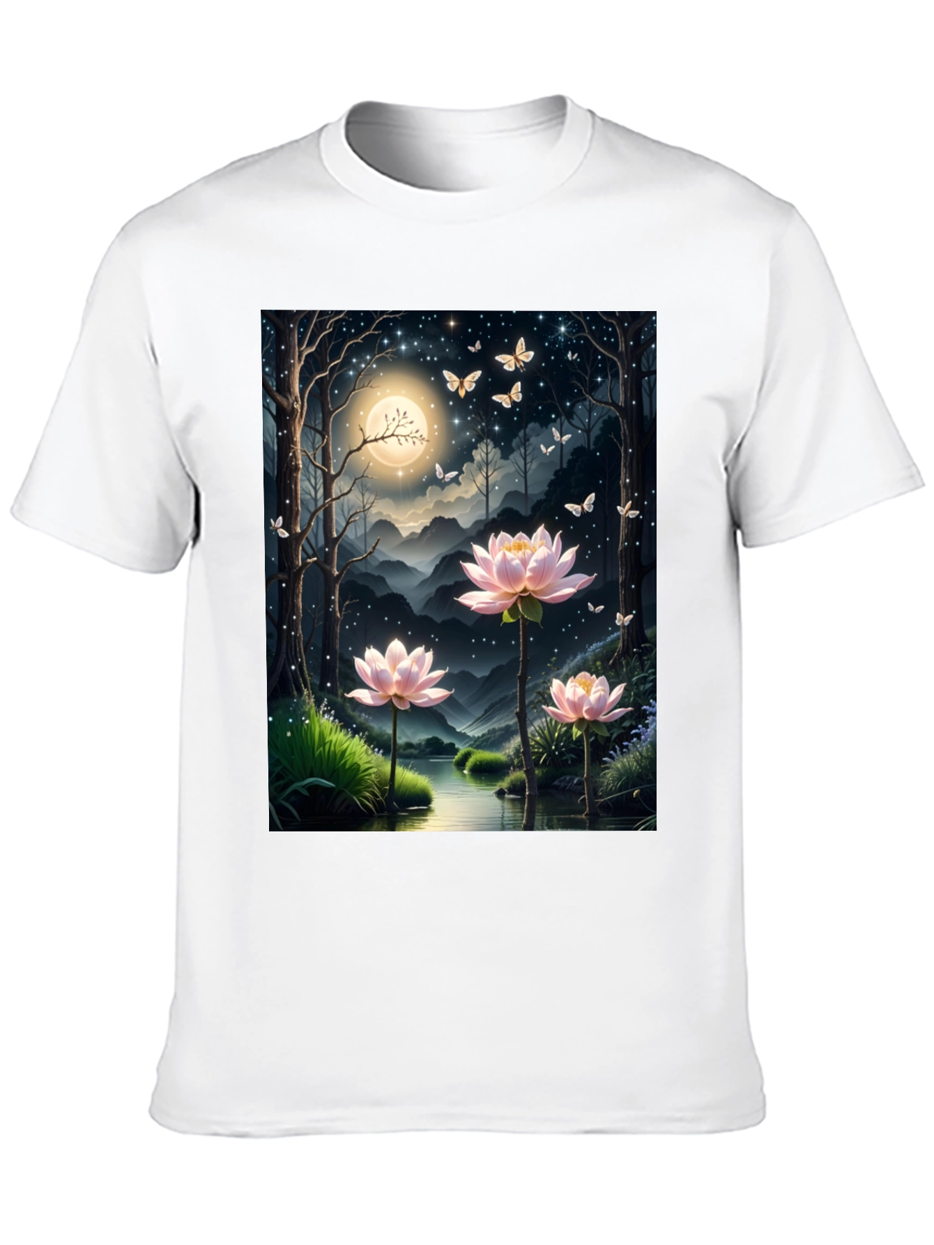 Lotus Pond Graphic Tee