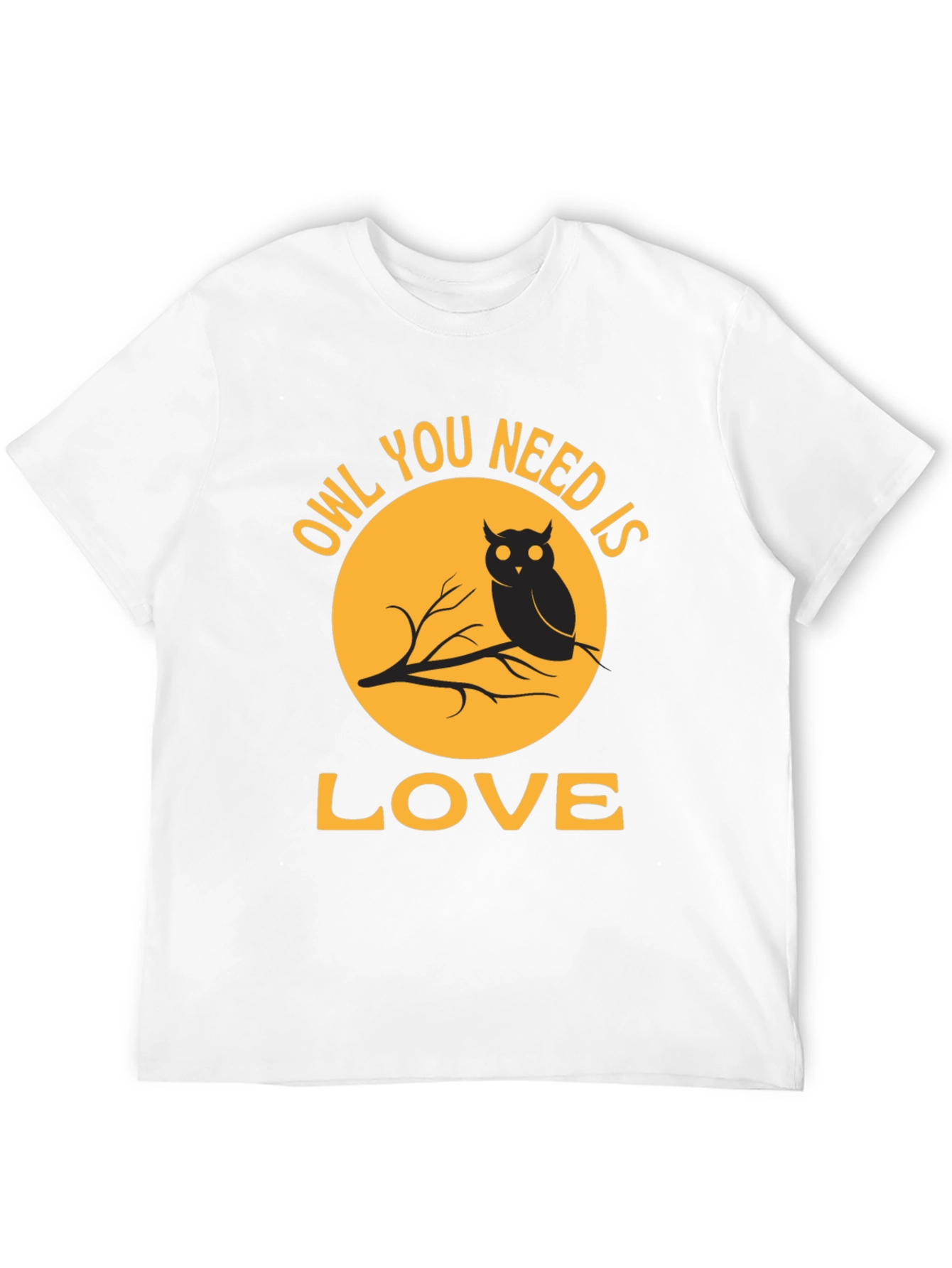 Owl You Need Is Love T-Shirt - Black
