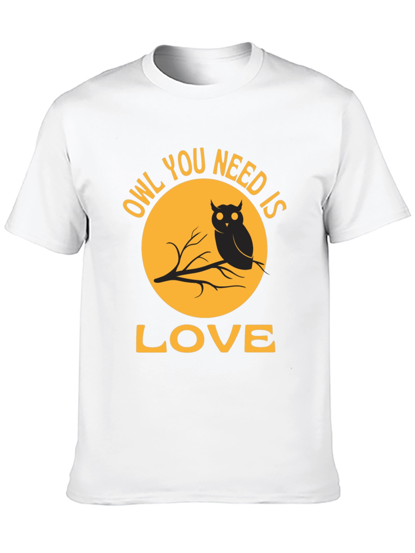 Owl You Need Is Love T-Shirt - Black