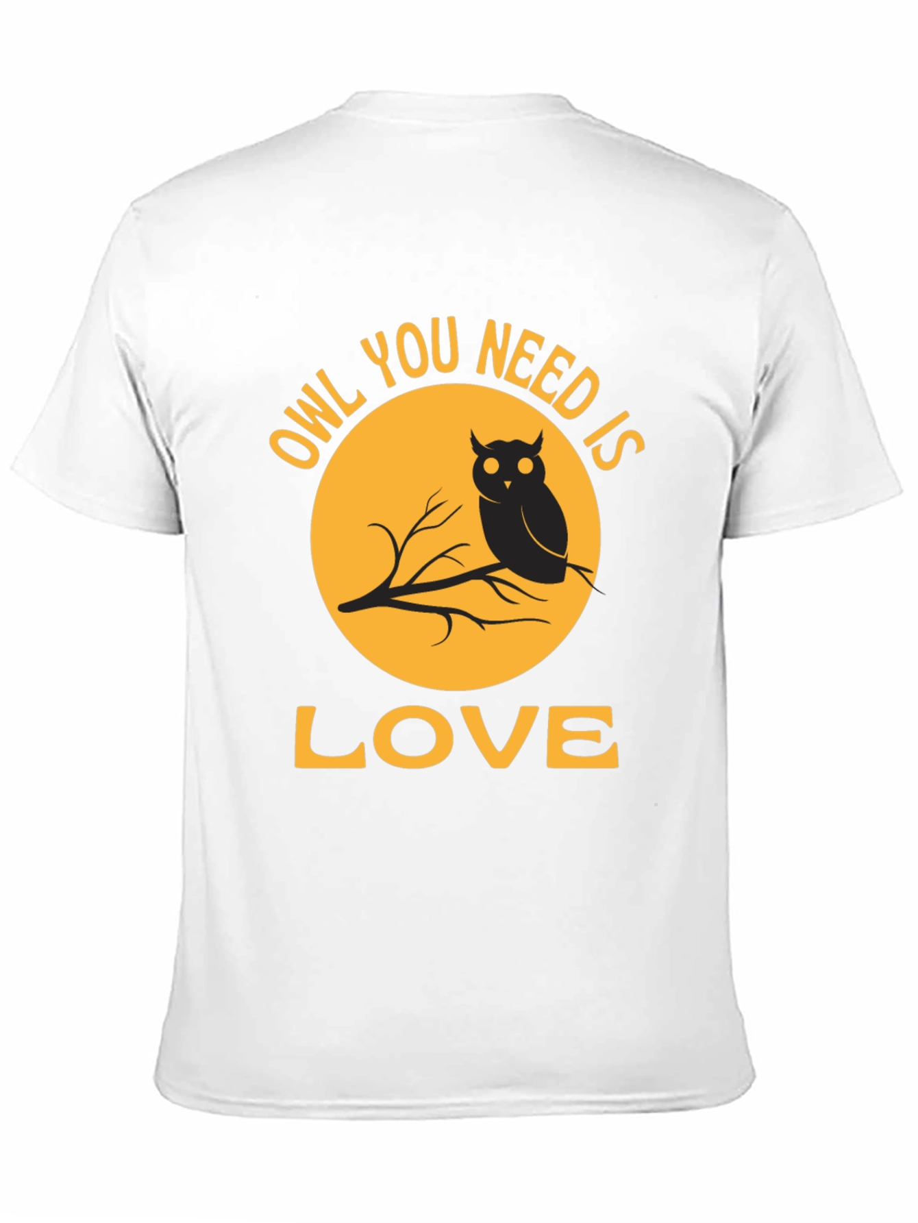 Owl You Need Is Love T-Shirt - Black
