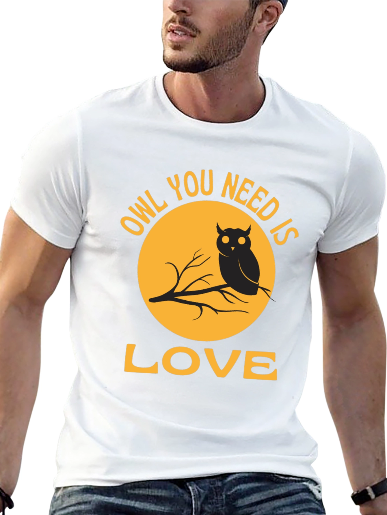 Owl You Need Is Love T-Shirt - Black