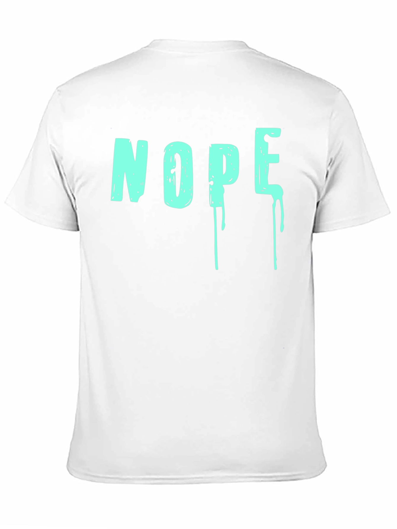 Nope Graphic T-Shirt - Mens Crew Neck
