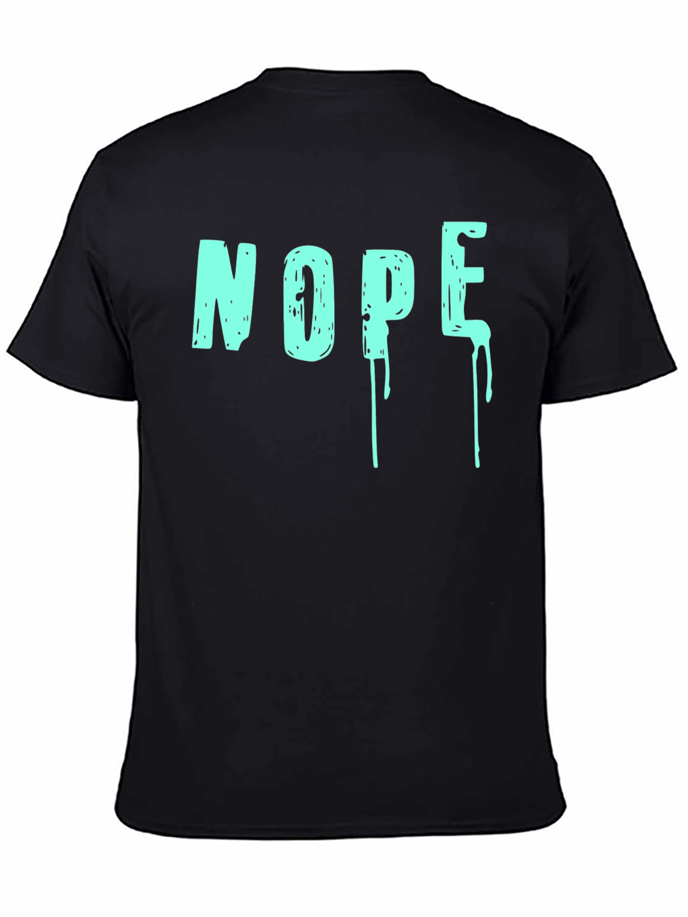 Nope Graphic T-Shirt - Mens Crew Neck