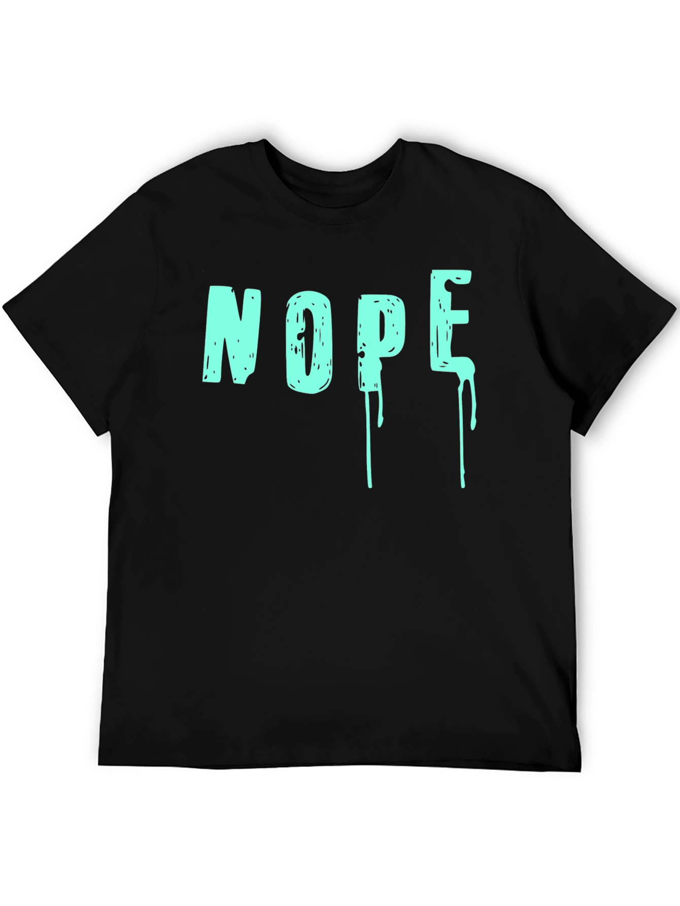 Nope Graphic T-Shirt - Mens Crew Neck