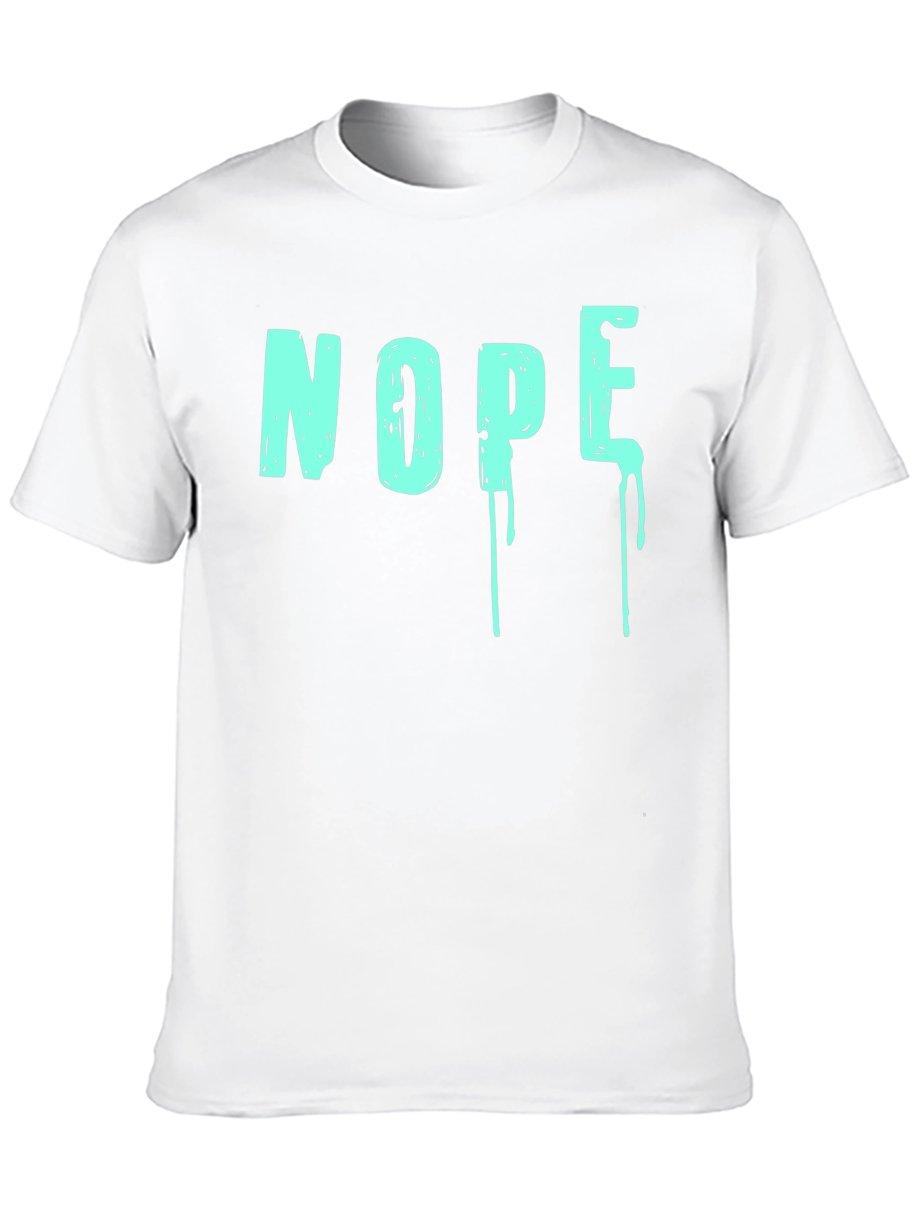 Nope Graphic T-Shirt - Mens Crew Neck