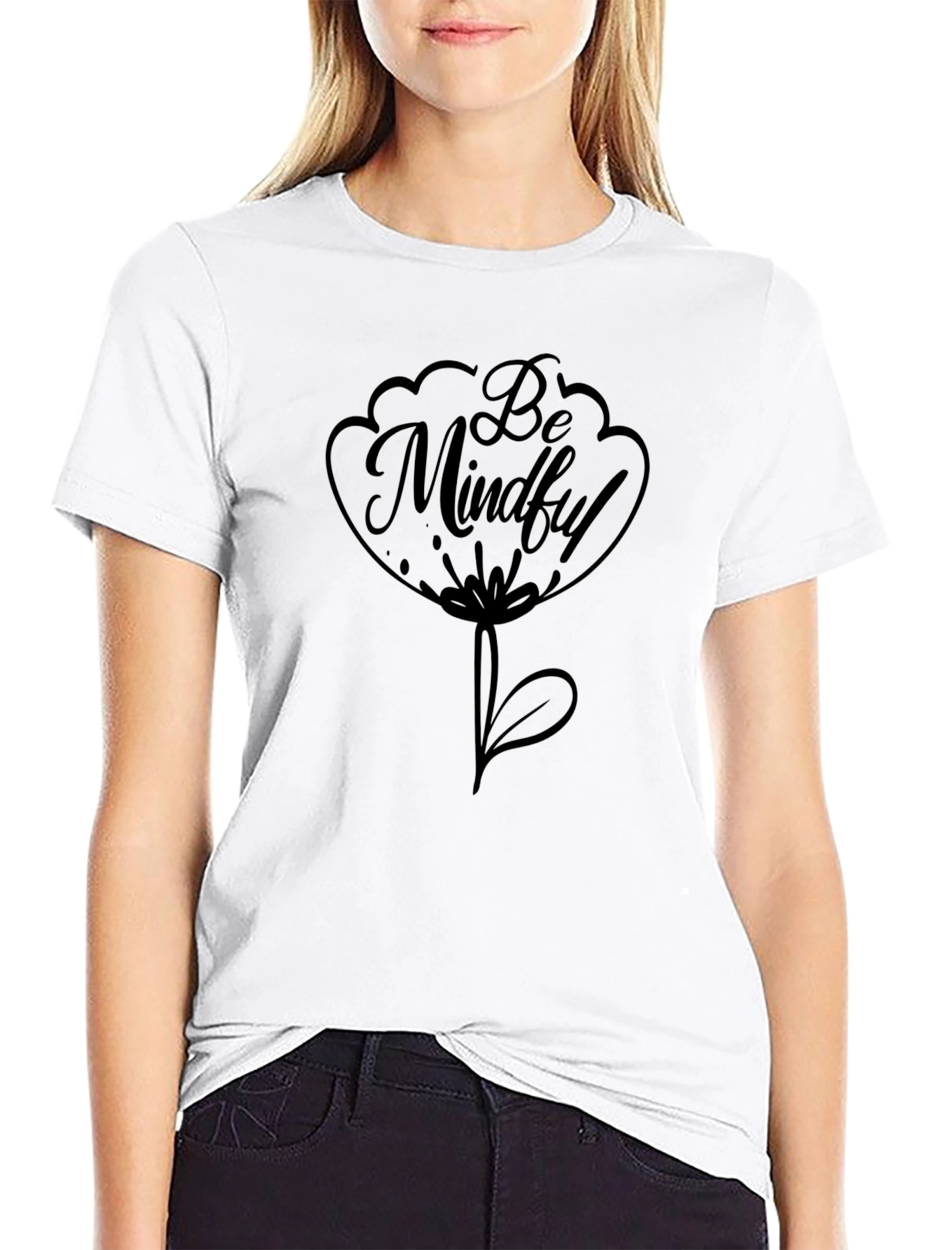 Mindful Graphic Print T-Shirt