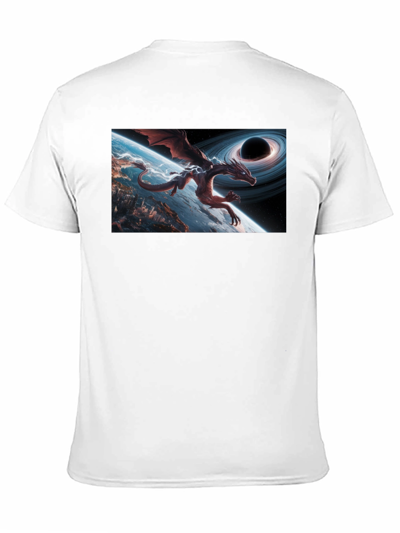 Cosmic Dragon Graphic T-Shirt