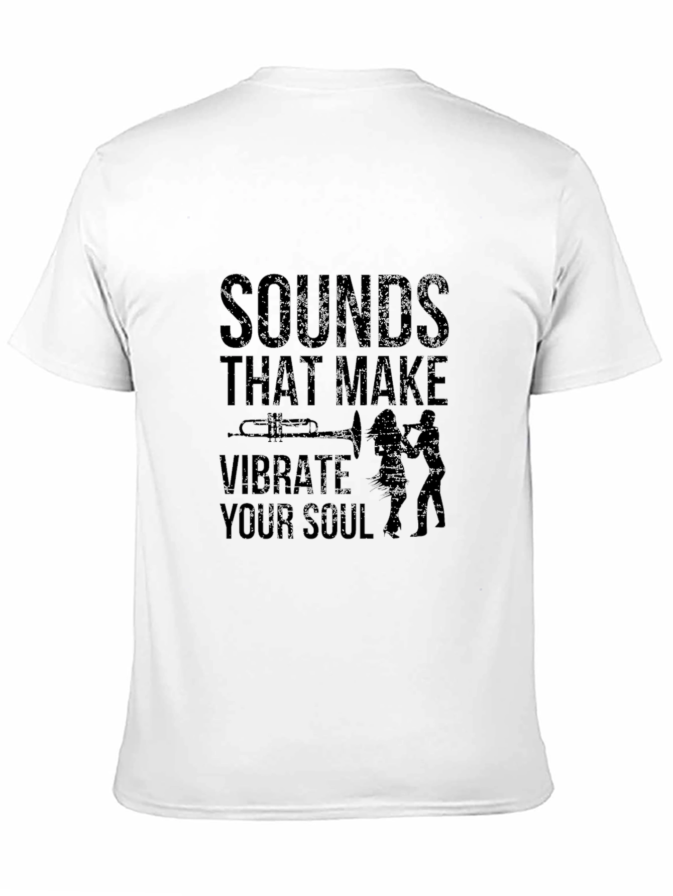 Sounds That Make Vibrate Your Soul Black Tee