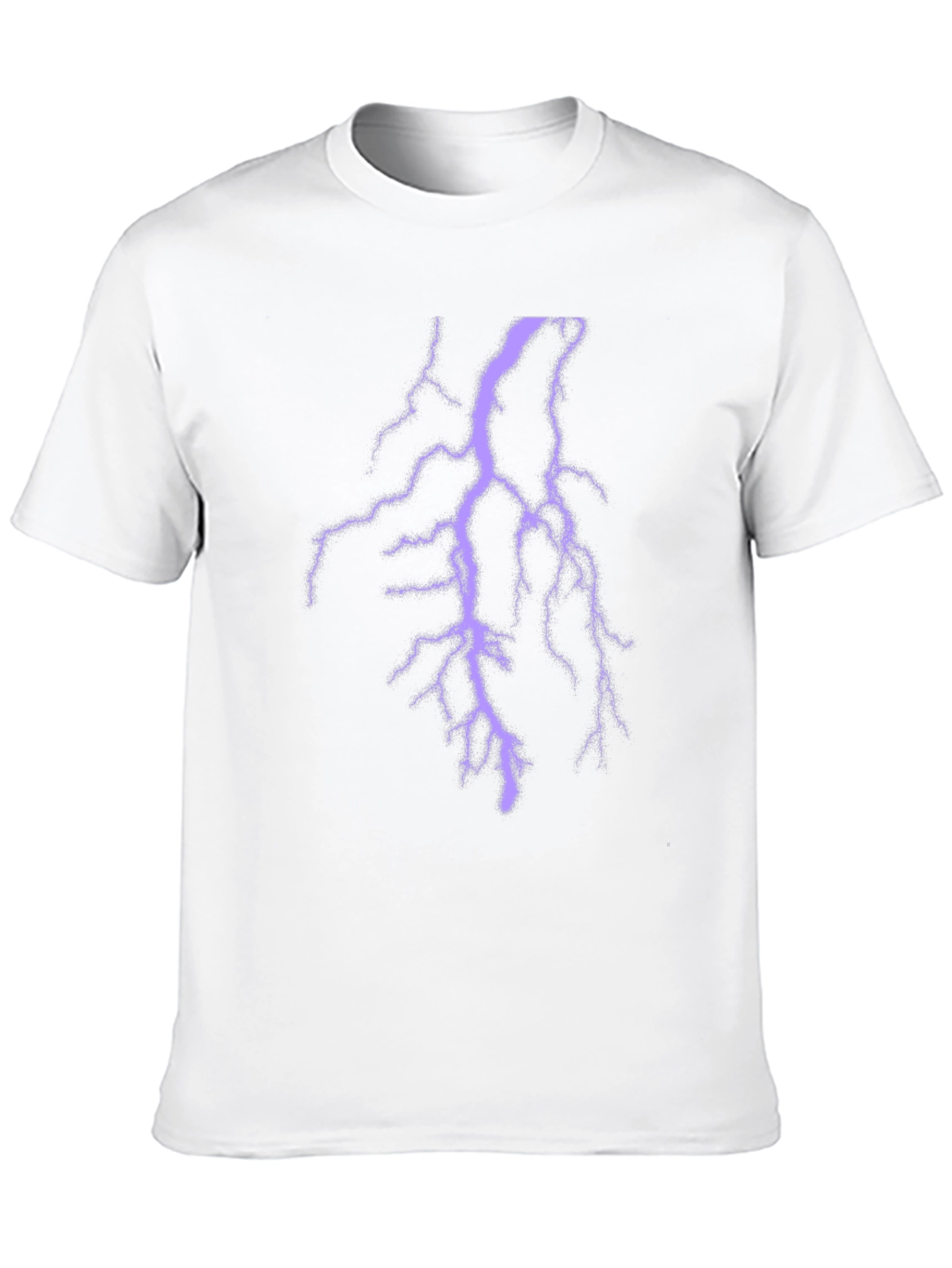 Black Lightning Bolt T-Shirt - Electric Style