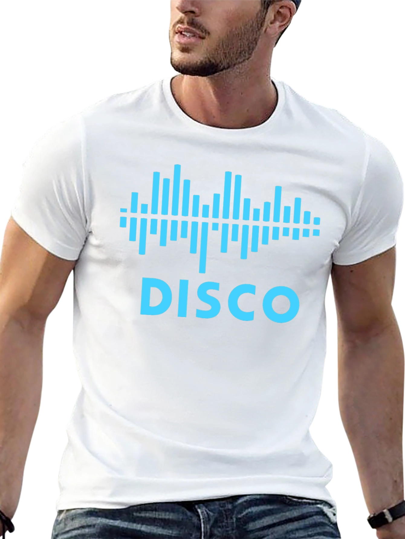Disco Soundwave Graphic T-Shirt