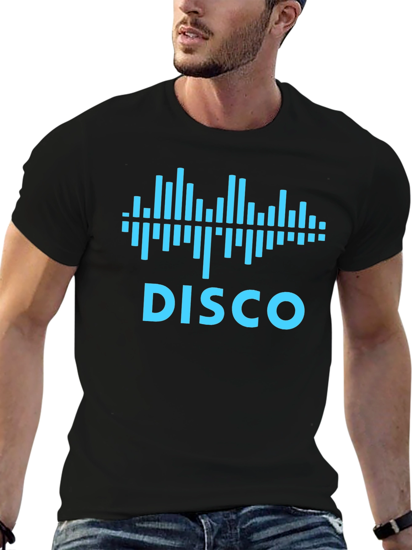 Disco Soundwave Graphic T-Shirt