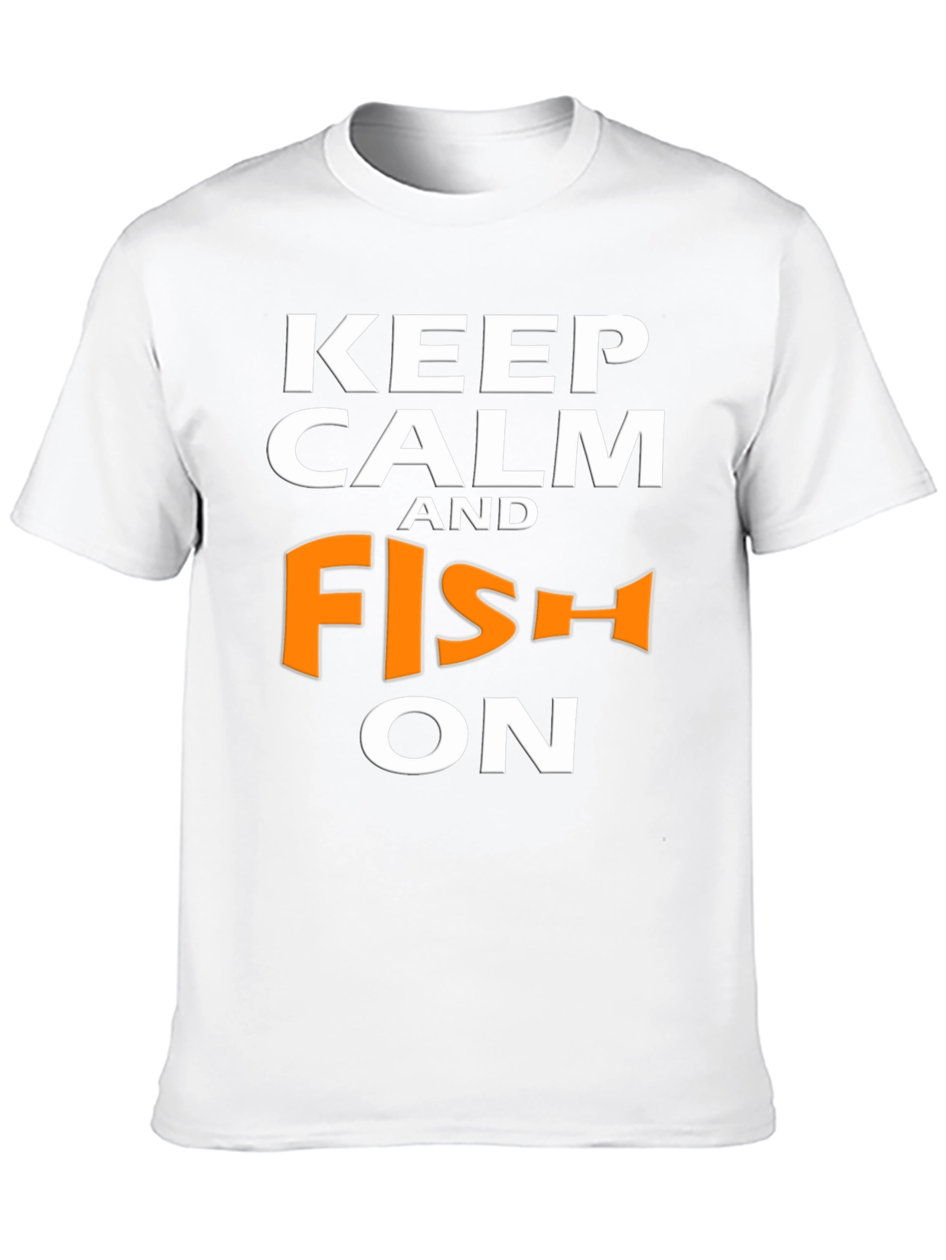 Keep Calm and Fish On T-Shirt