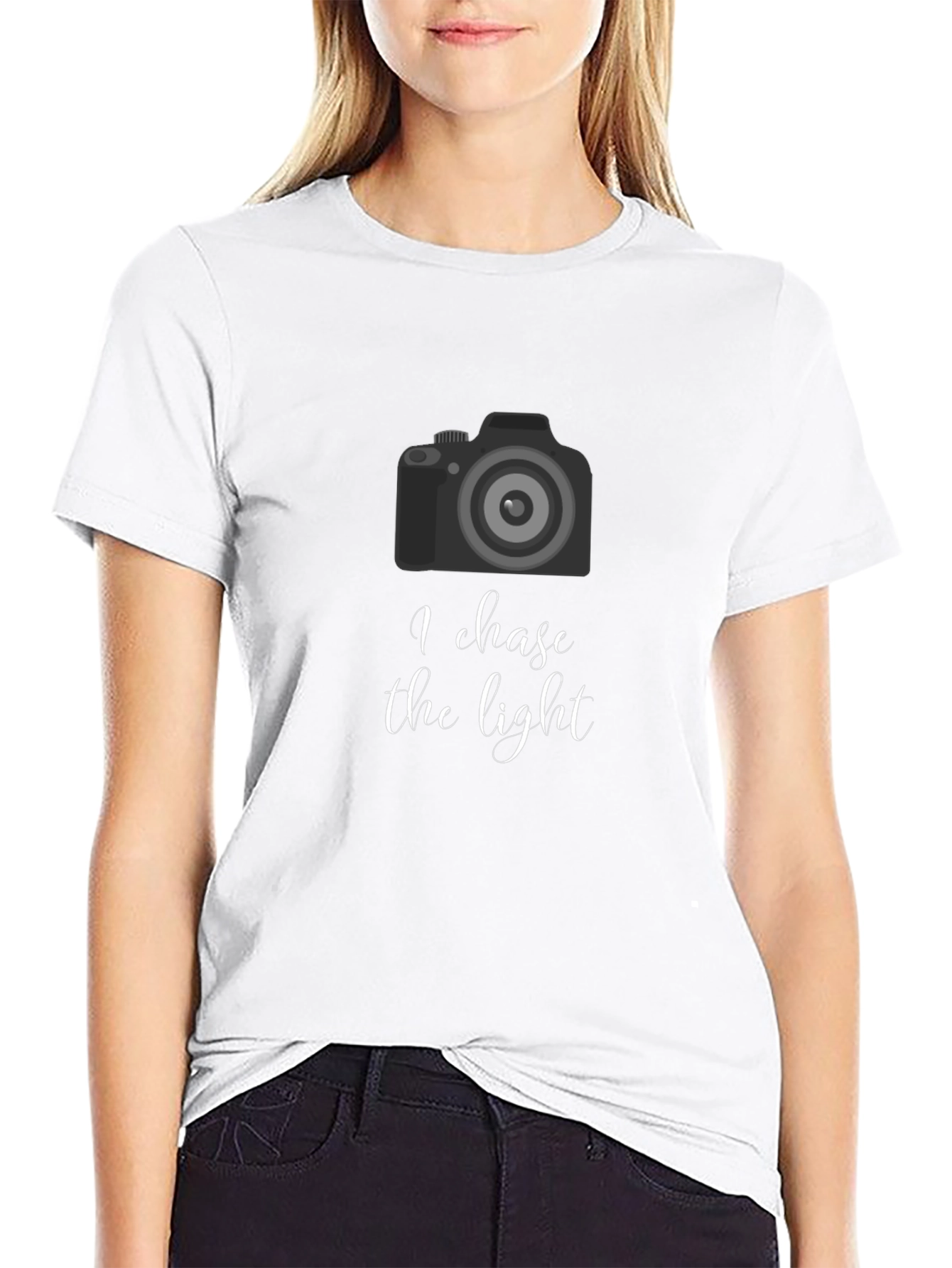 I Chase the Light Photographer T-Shirt