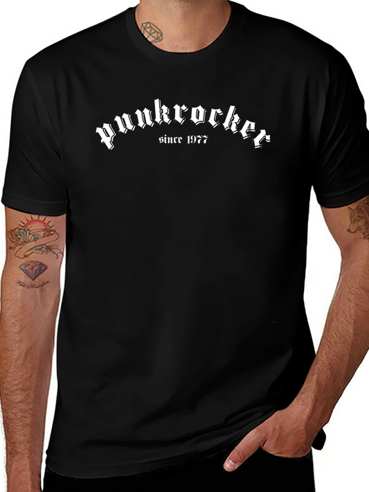Punkrocker Since 1977 Black T-Shirt