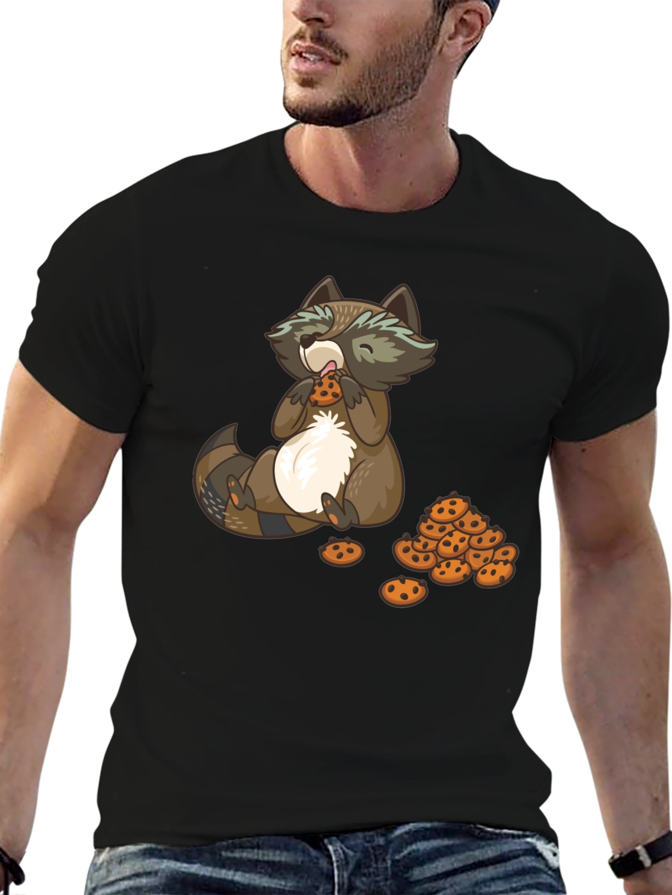 Raccoon Cookie Lover T-Shirt - Unisex