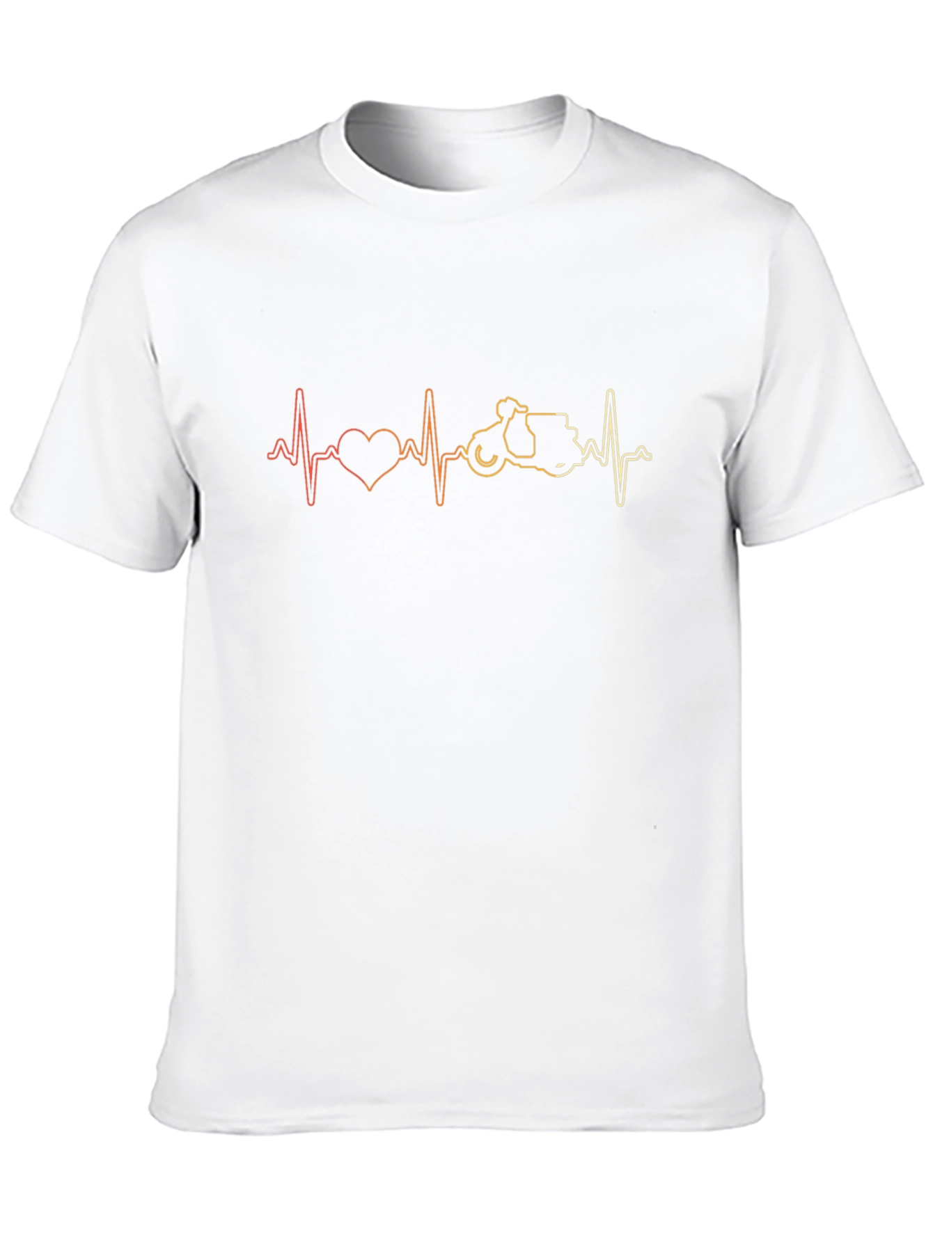 Scooter Heartbeat T-Shirt - Ride with Passion