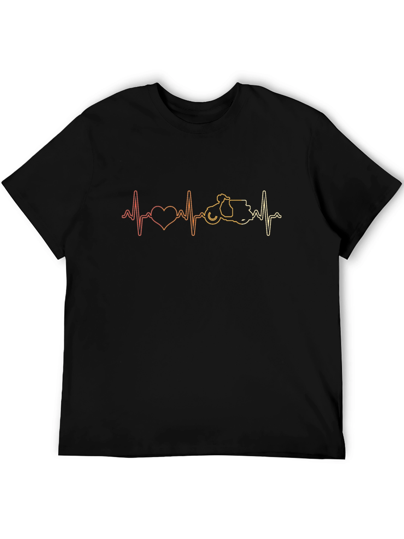 Scooter Heartbeat T-Shirt - Ride with Passion