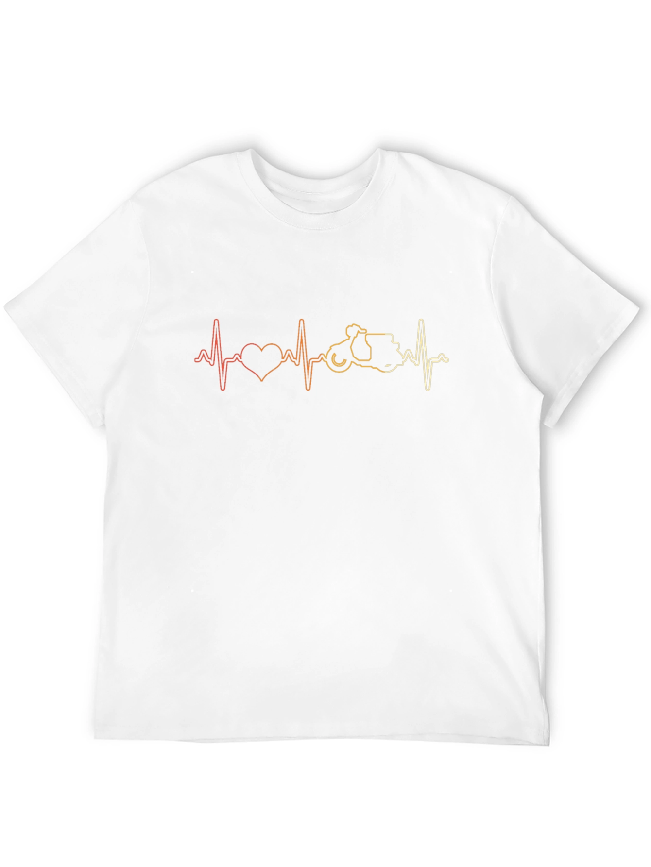 Scooter Heartbeat T-Shirt - Ride with Passion