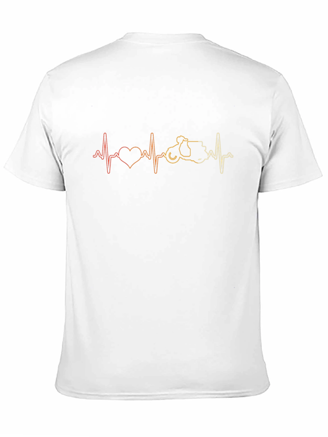 Scooter Heartbeat T-Shirt - Ride with Passion
