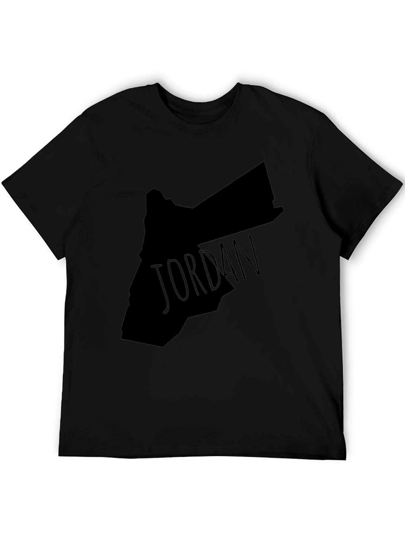 Jordan Country Outline Graphic Black T-Shirt