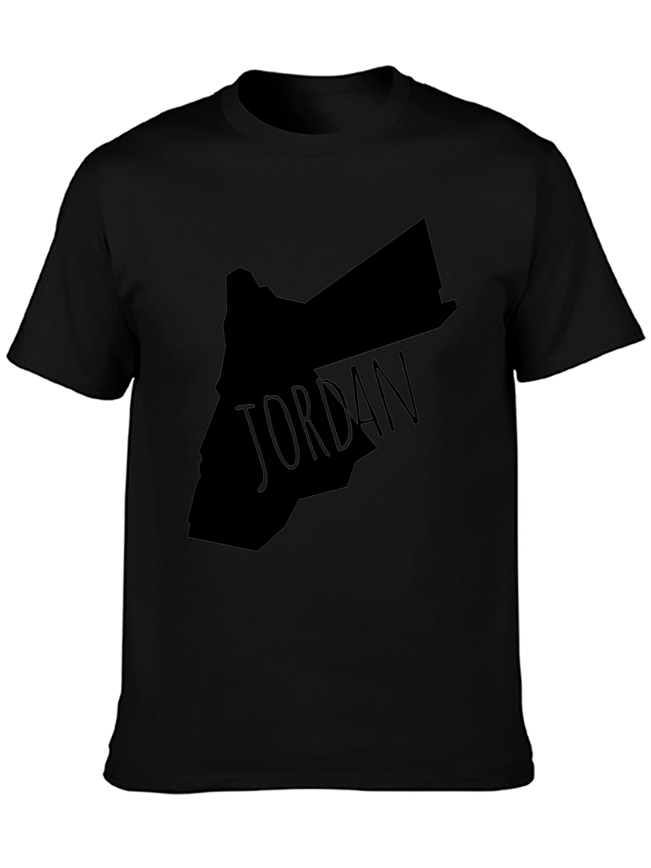 Jordan Country Outline Graphic Black T-Shirt