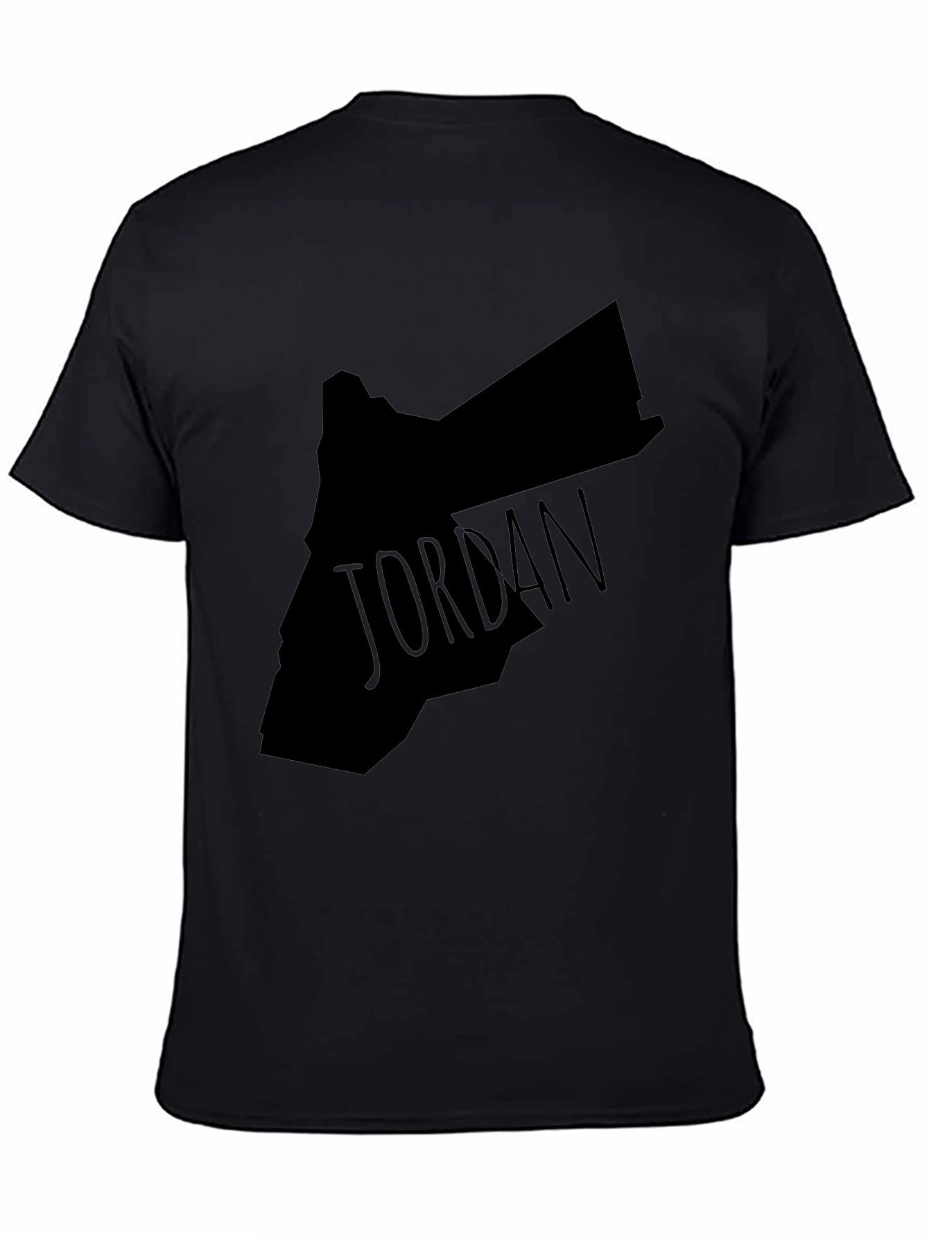 Jordan Country Outline Graphic Black T-Shirt