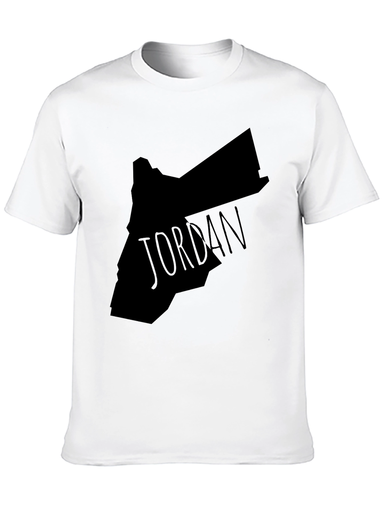 Jordan Country Outline Graphic Black T-Shirt