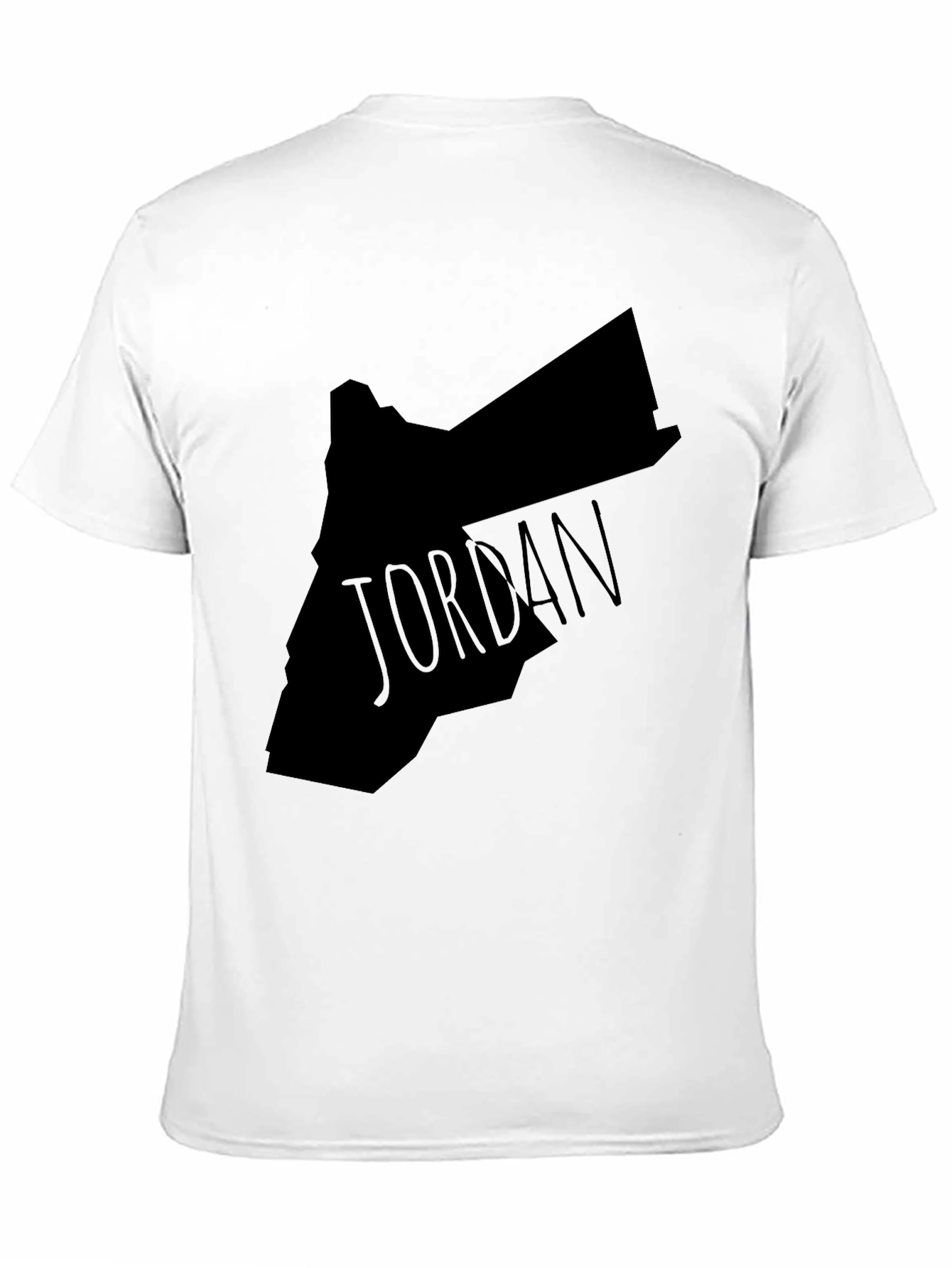 Jordan Country Outline Graphic Black T-Shirt