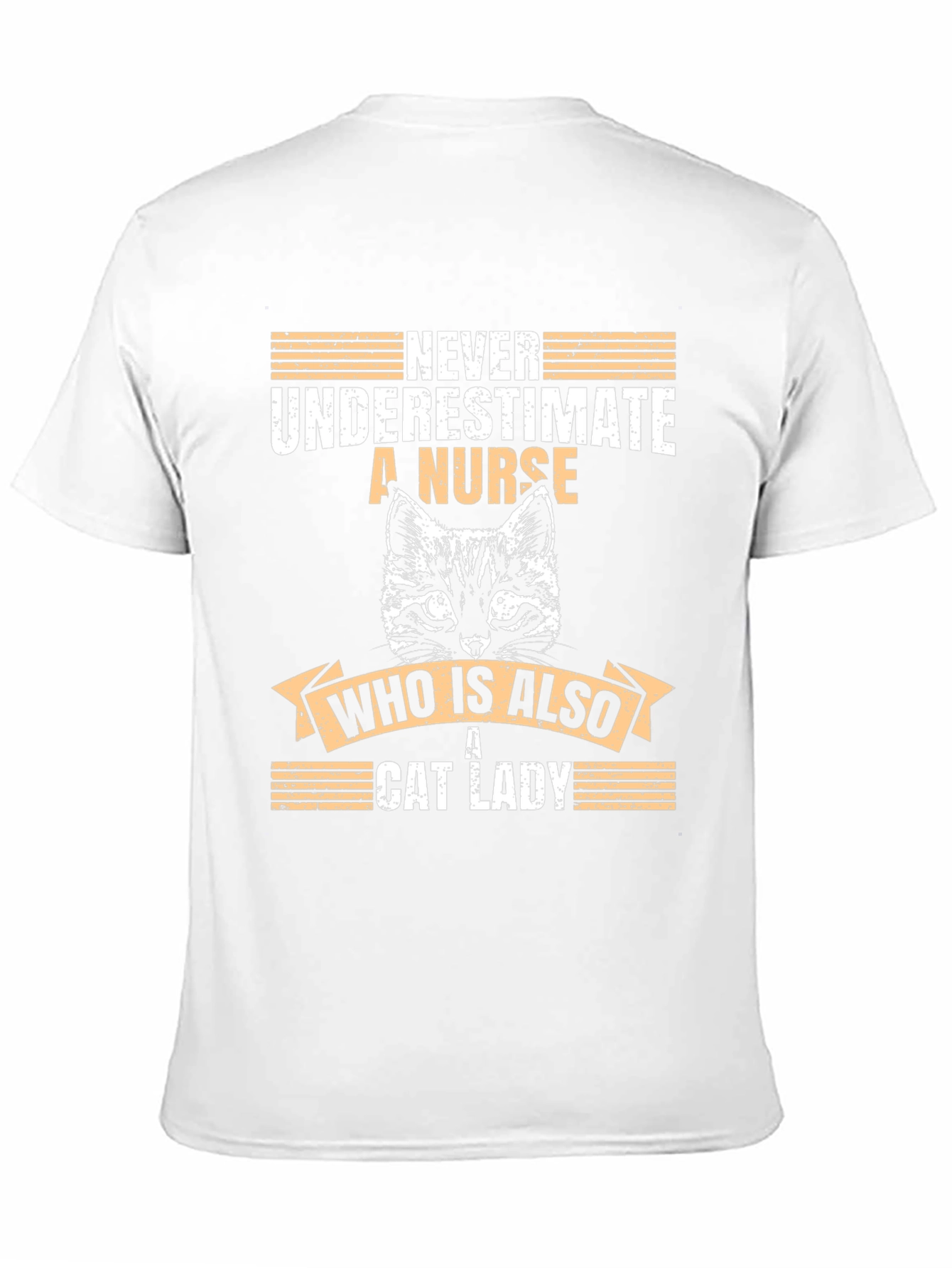 Never Underestimate a Nurse Cat Lady T-Shirt