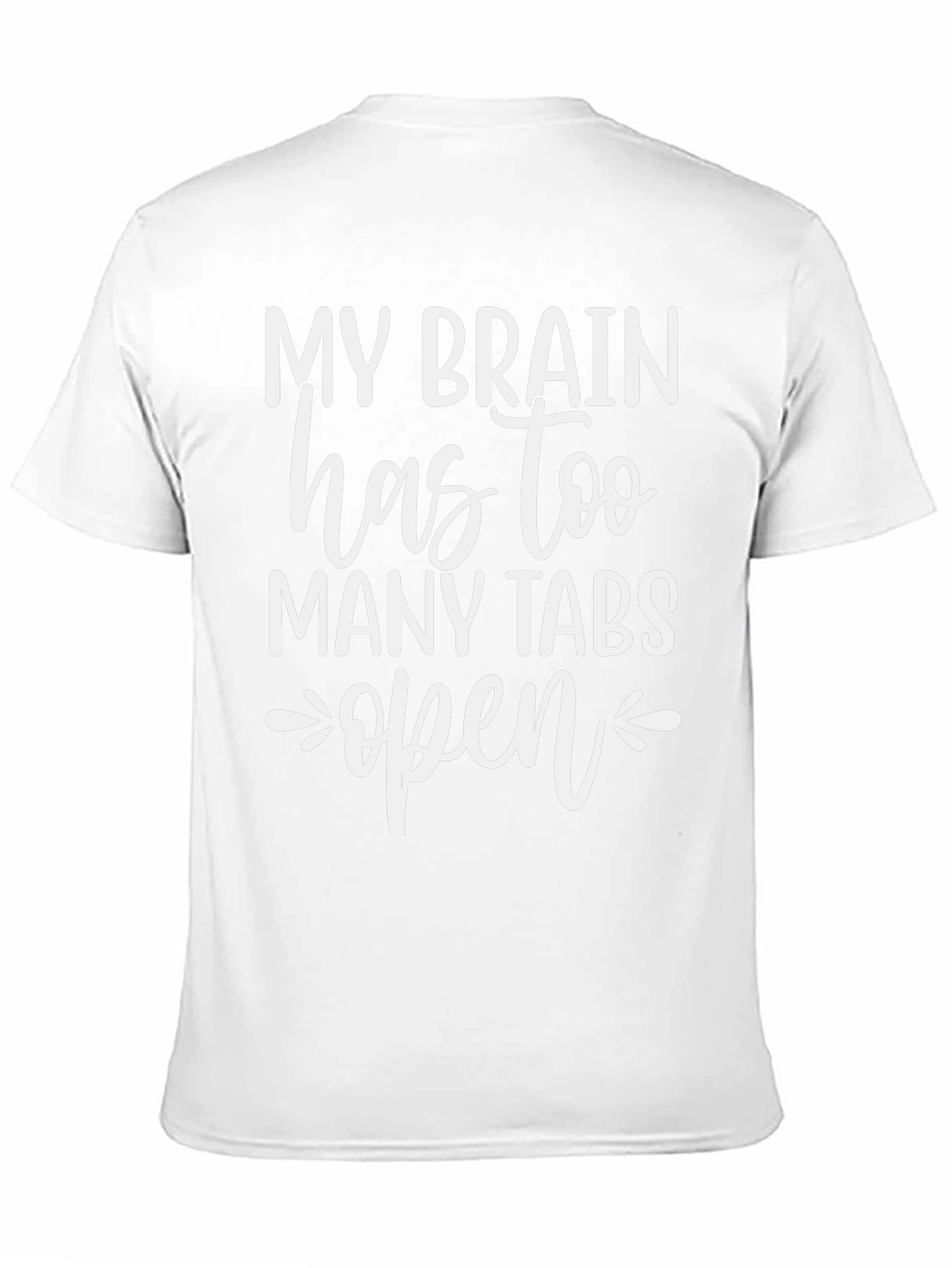 Funny Brain Tabs T-Shirt - Humor Tee