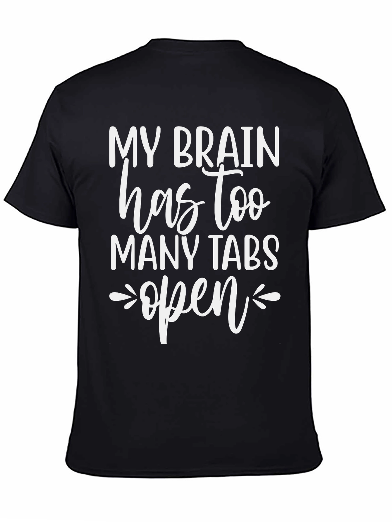 Funny Brain Tabs T-Shirt - Humor Tee