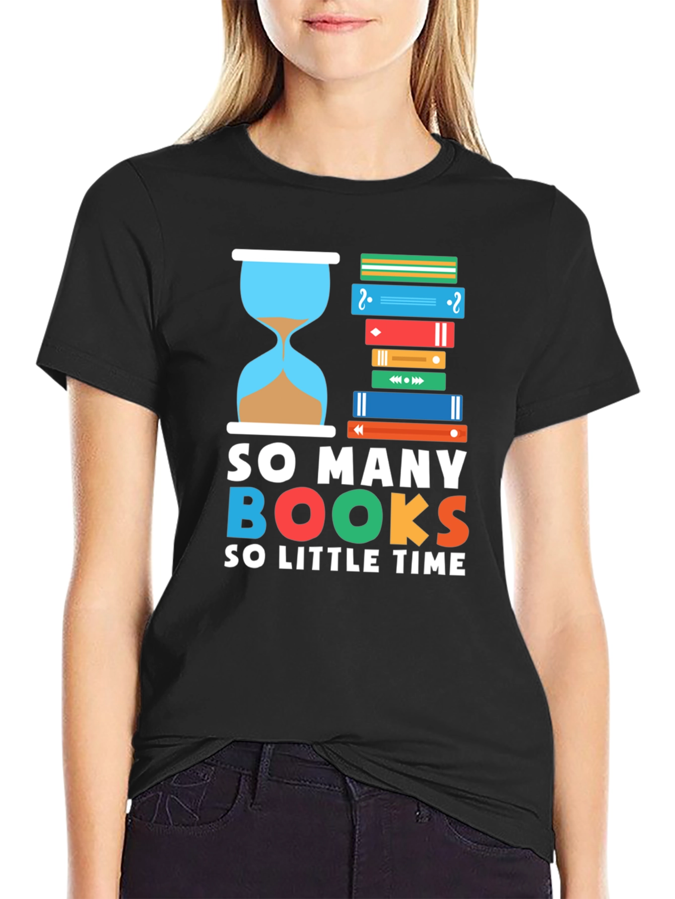 Book Lover T-Shirt: So Many Books So Little Time