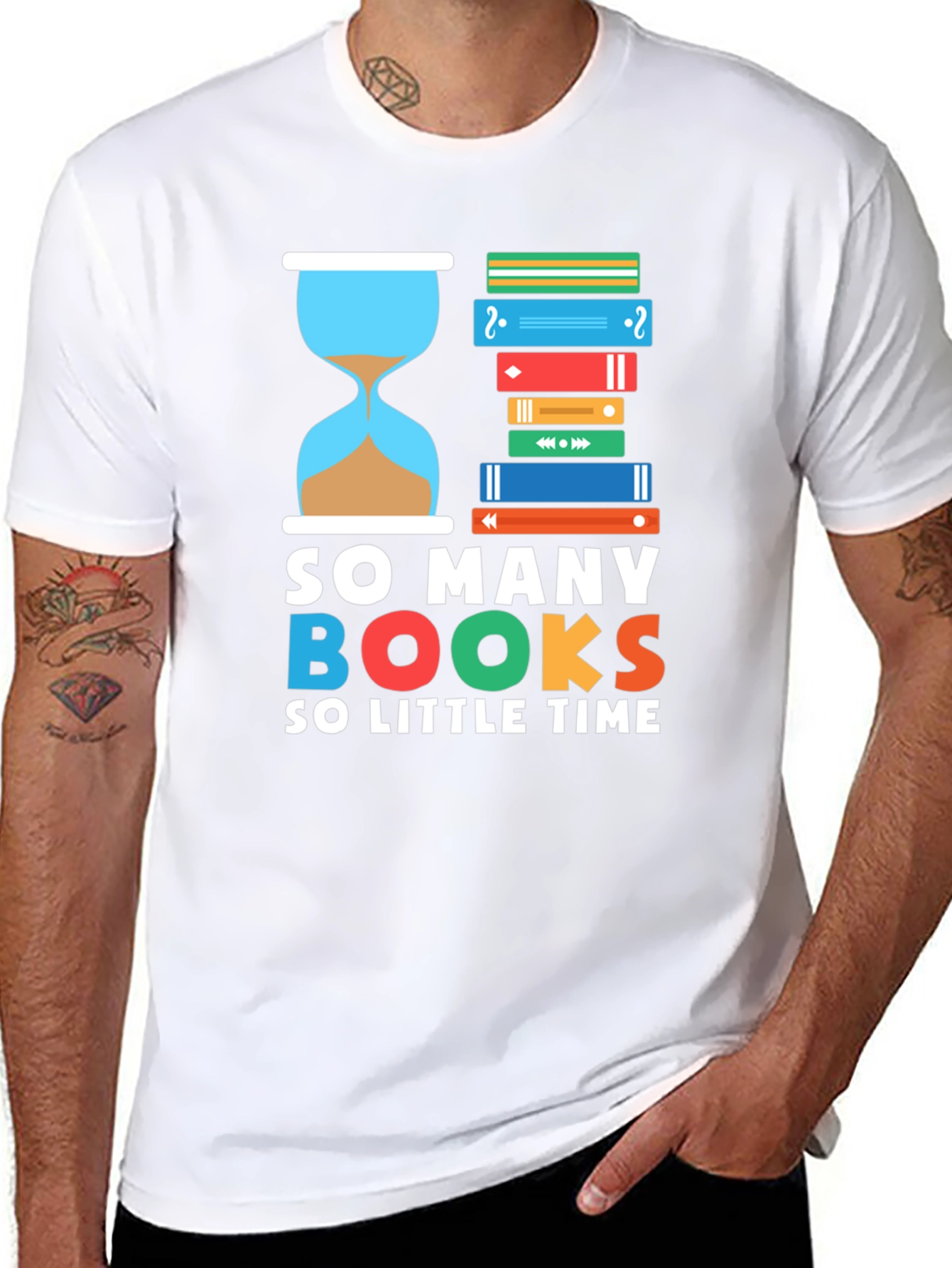 Book Lover T-Shirt: So Many Books So Little Time