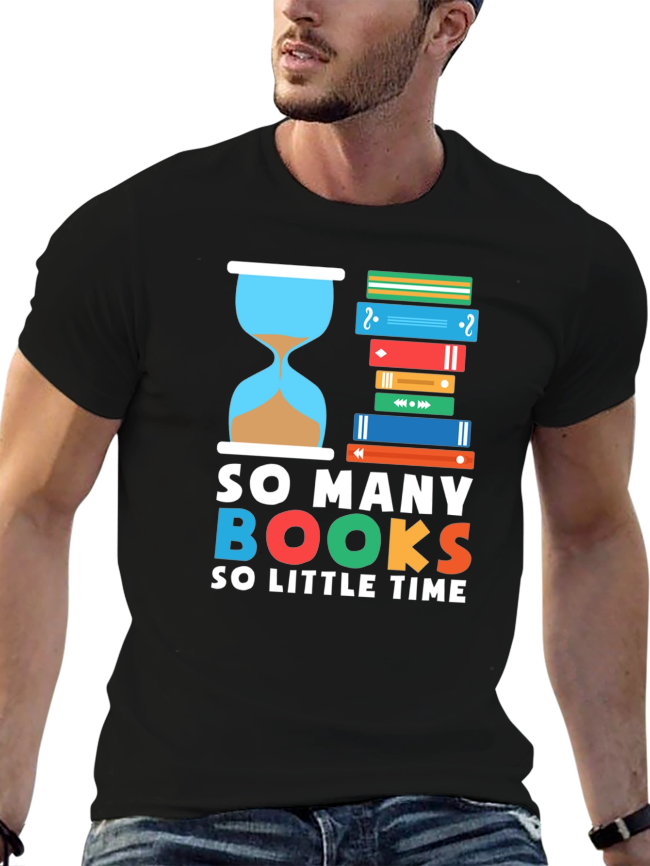 Book Lover T-Shirt: So Many Books So Little Time