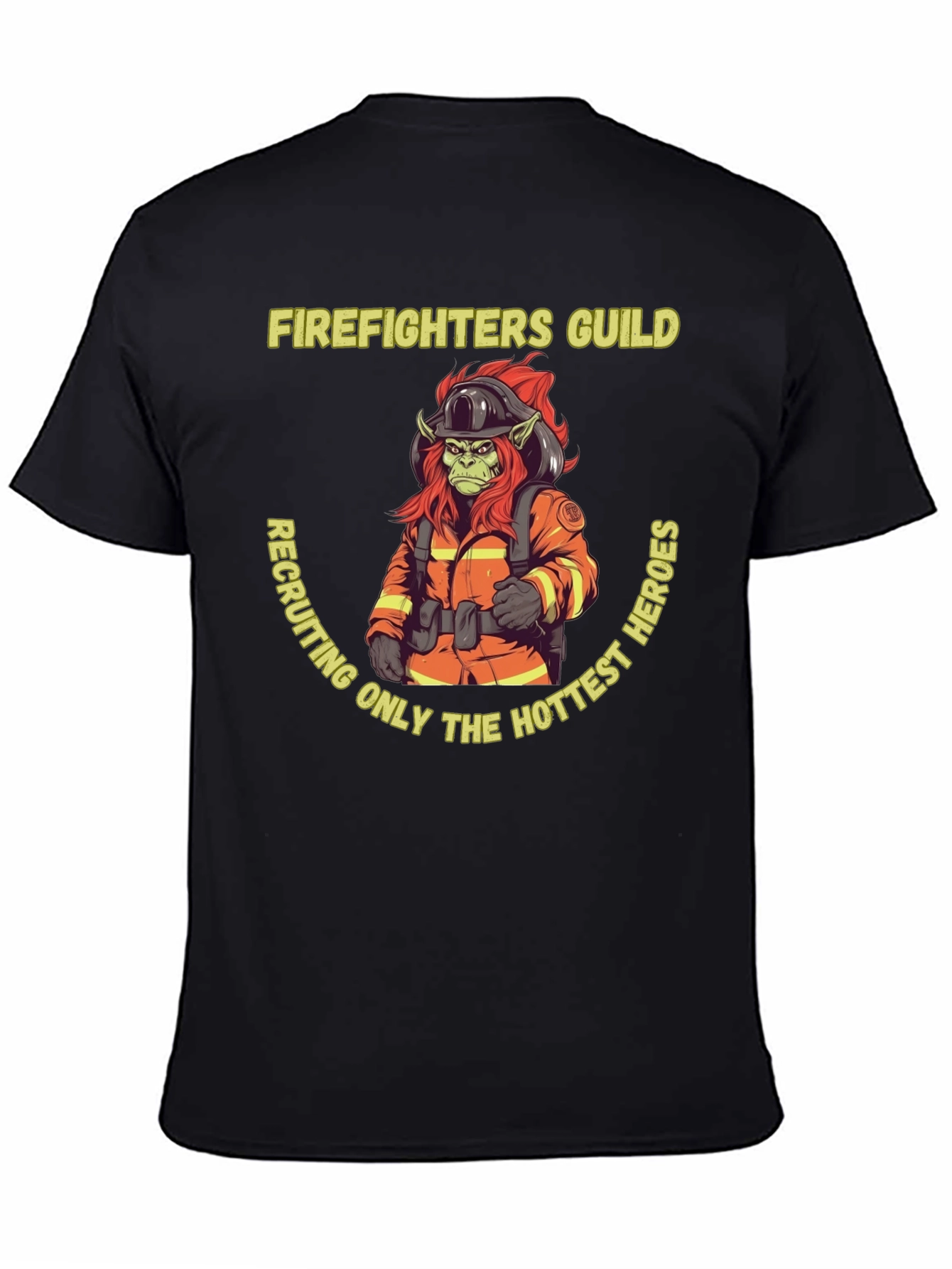 Firefighters Guild Hottest Heroes Graphic Tee