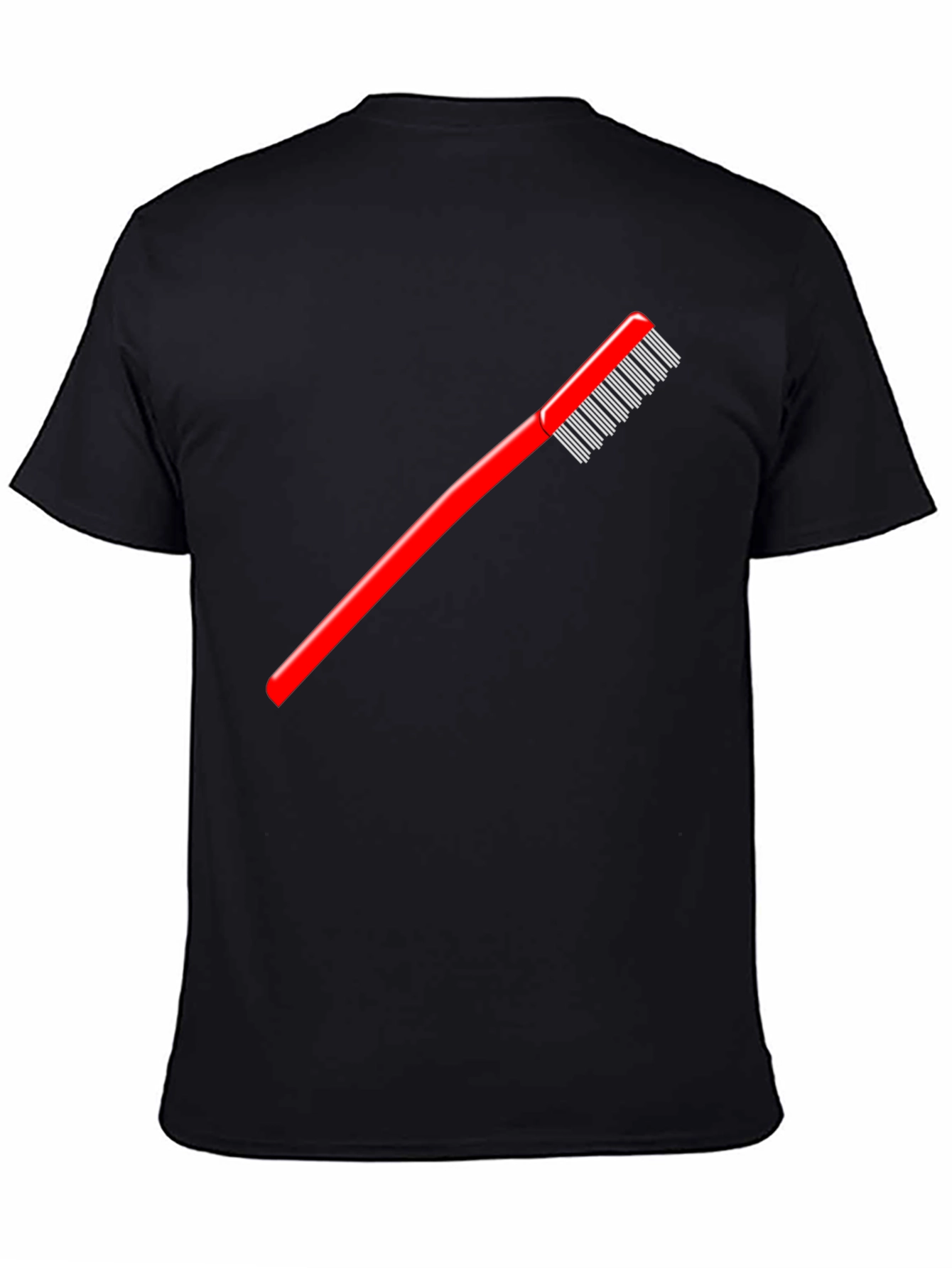 Red Comb Graphic Tee - Stylish & Unique