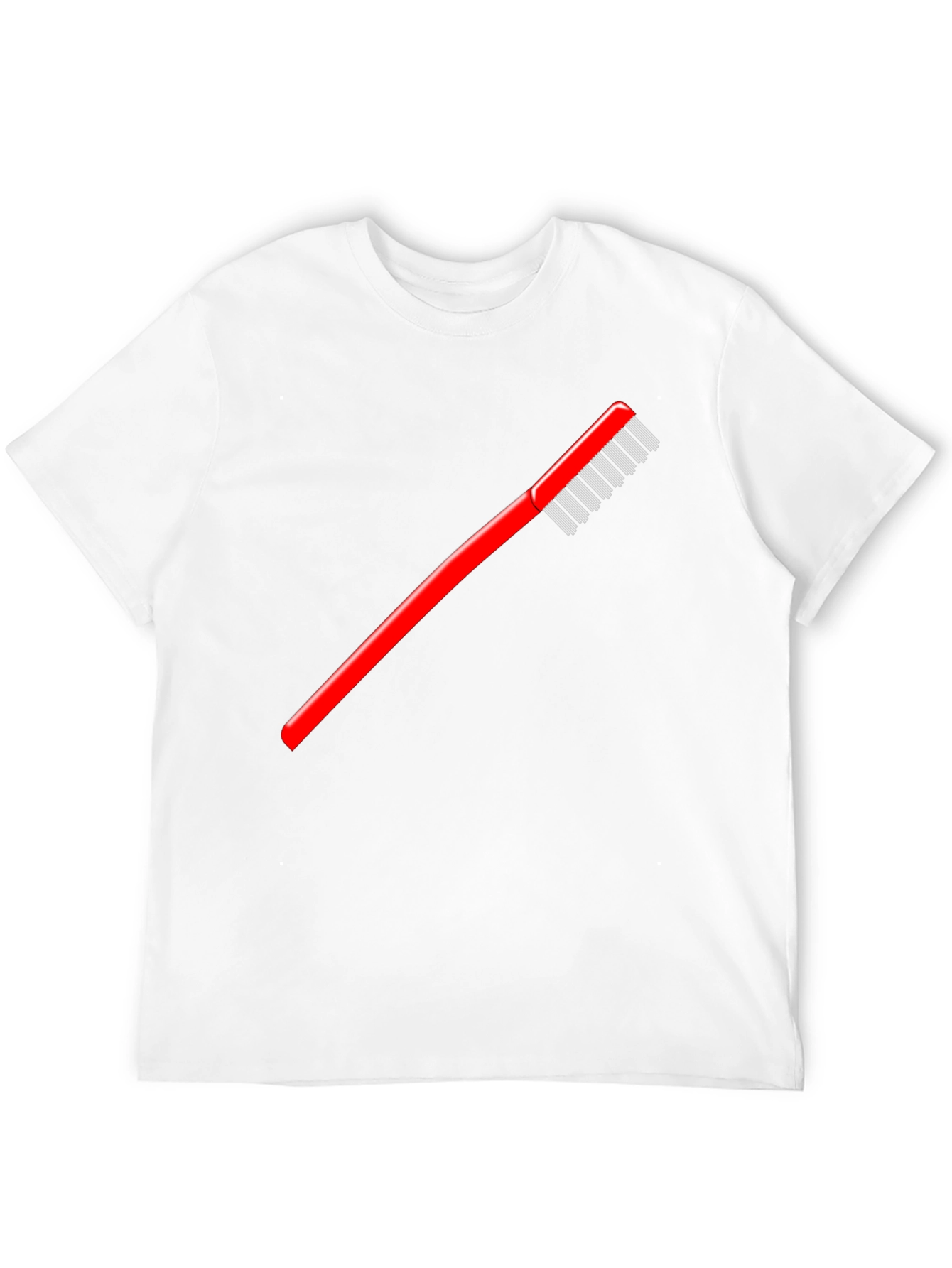 Red Comb Graphic Tee - Stylish & Unique