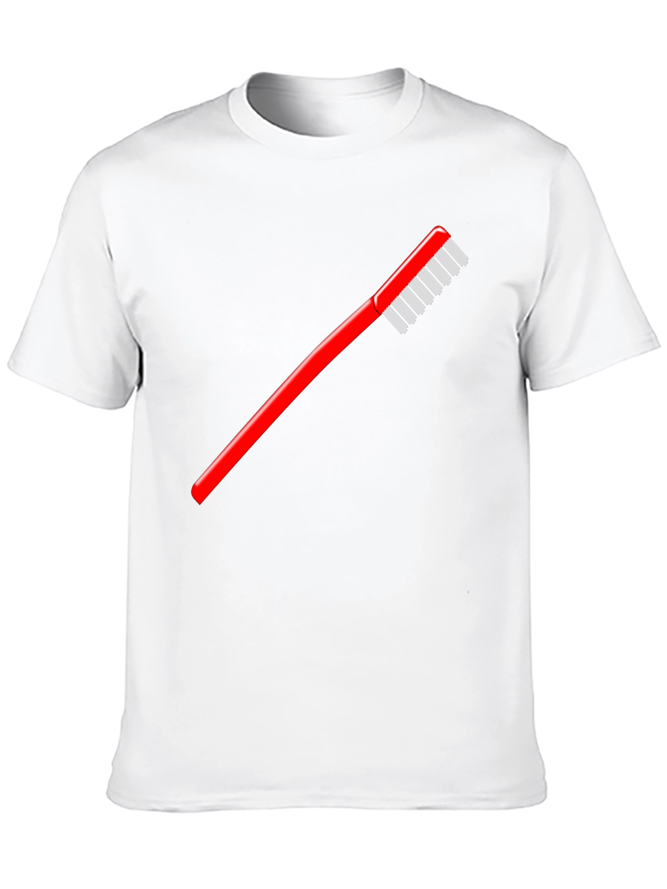 Red Comb Graphic Tee - Stylish & Unique