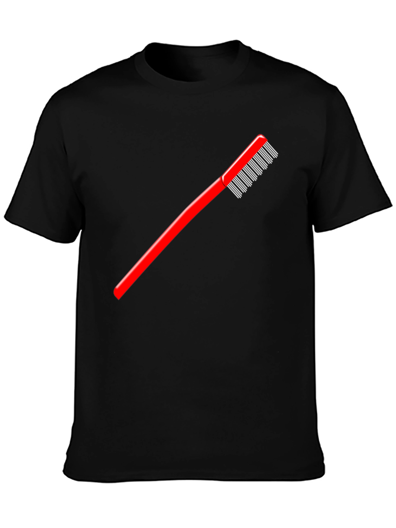 Red Comb Graphic Tee - Stylish & Unique